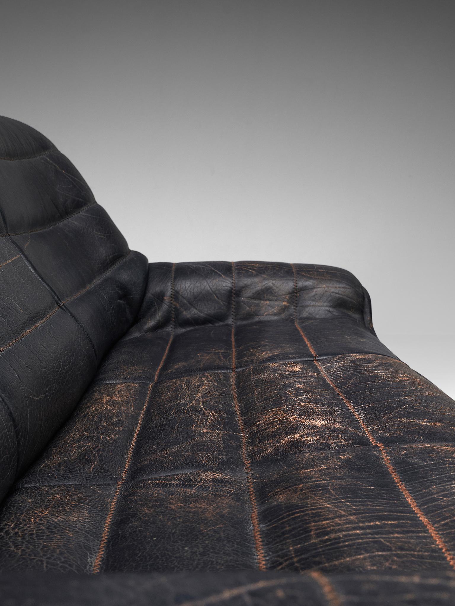 De Sede 'DS84' Sofa in Black Leather 3