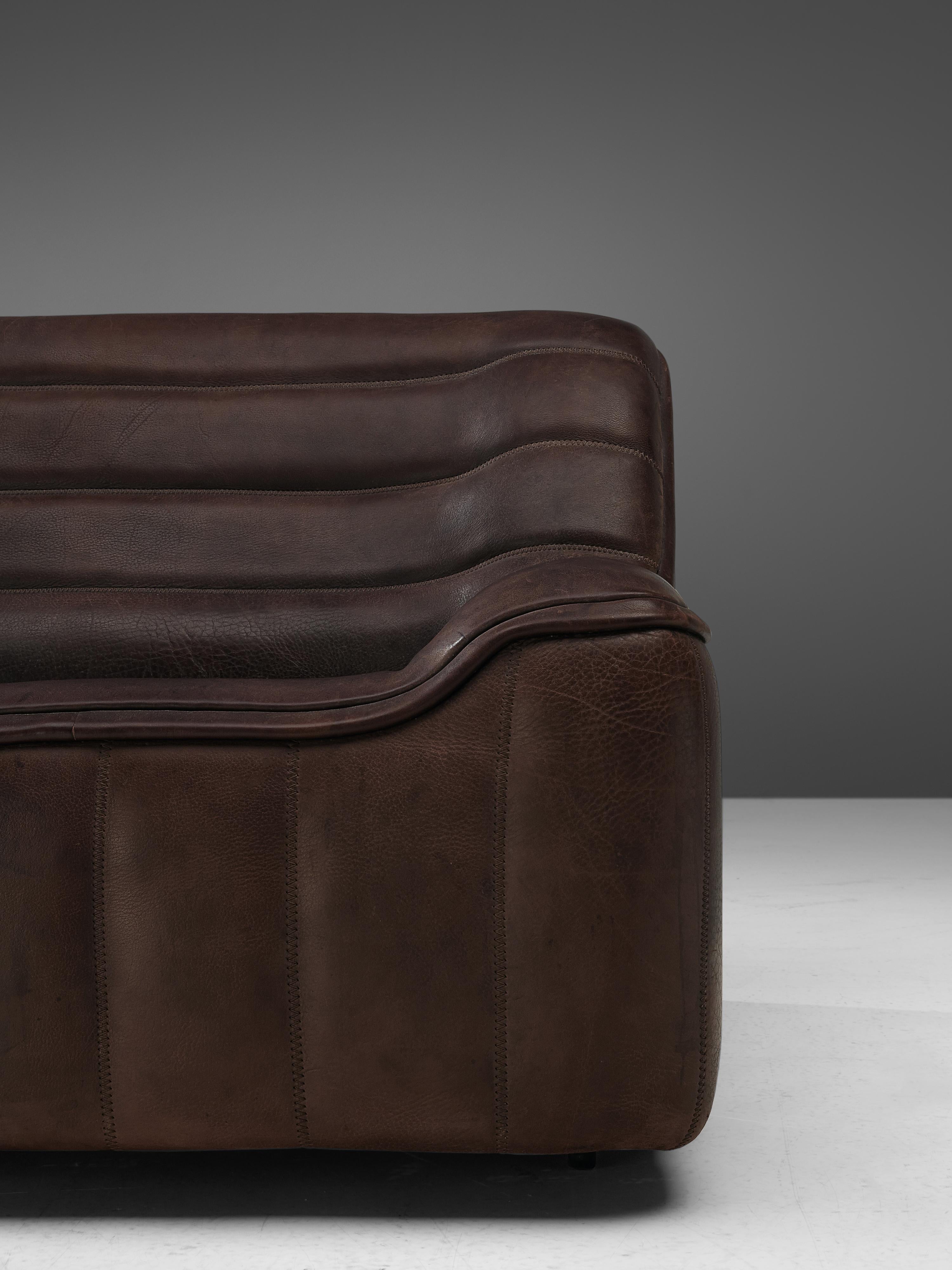 De Sede 'DS84' Sofa in Brown Leather 1
