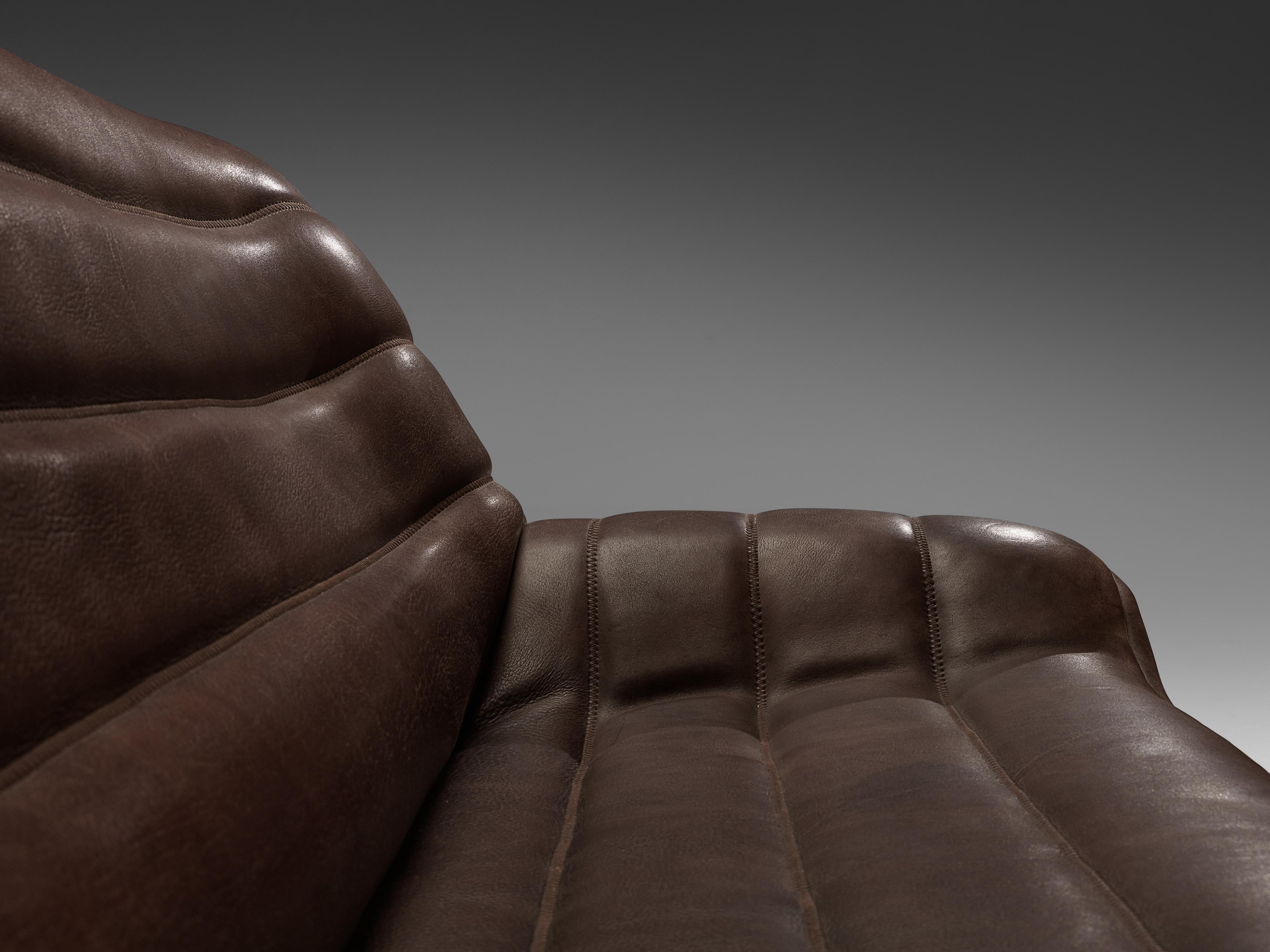 De Sede 'DS84' Sofa in Brown Leather 2