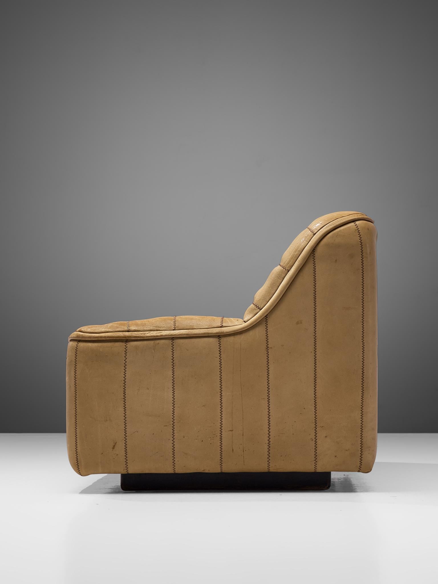 Swiss De Sede 'DS-84' Sofa in Buffalo Leather