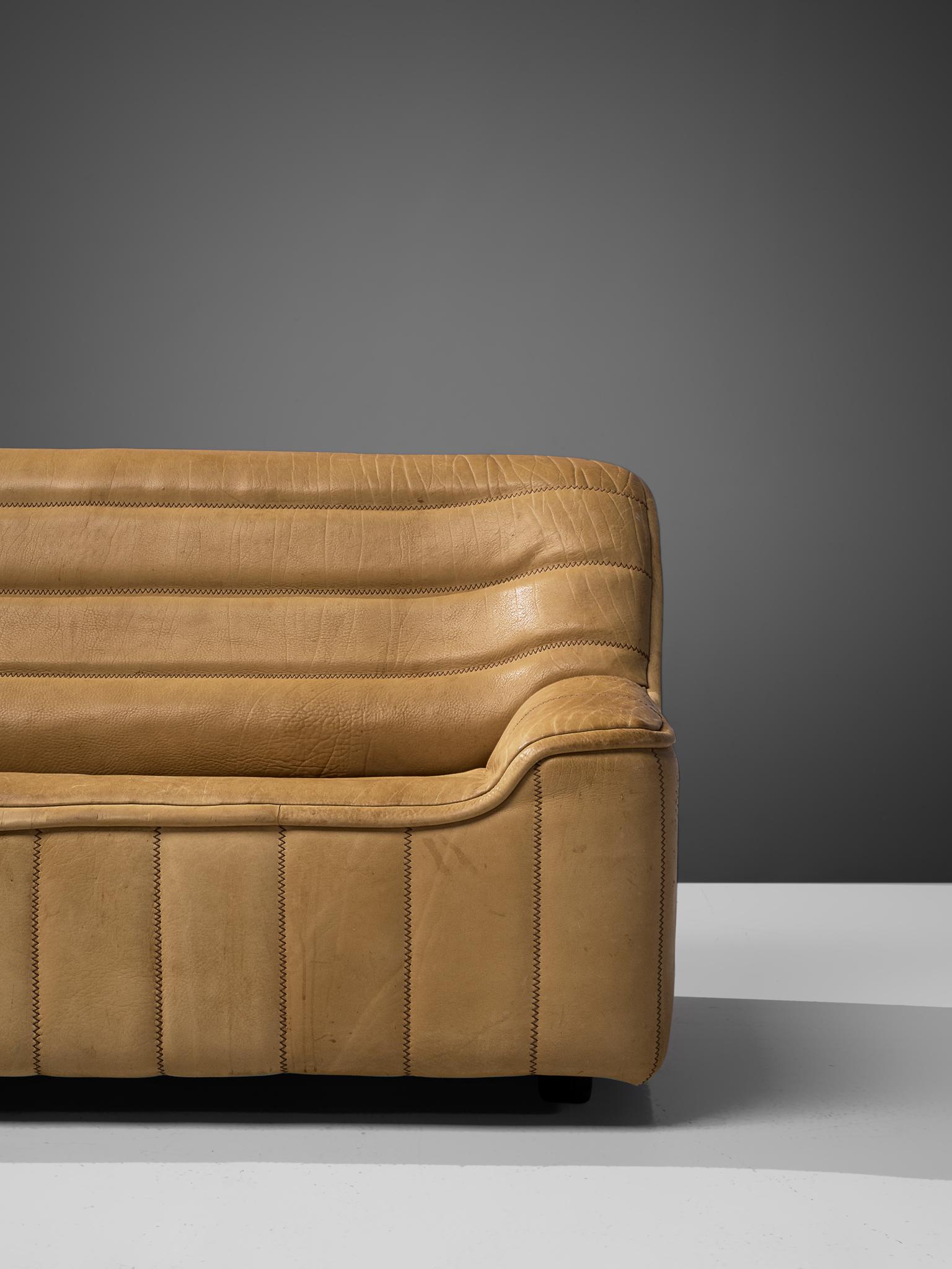 De Sede 'DS84' Sofa aus Buffalo-Leder 2