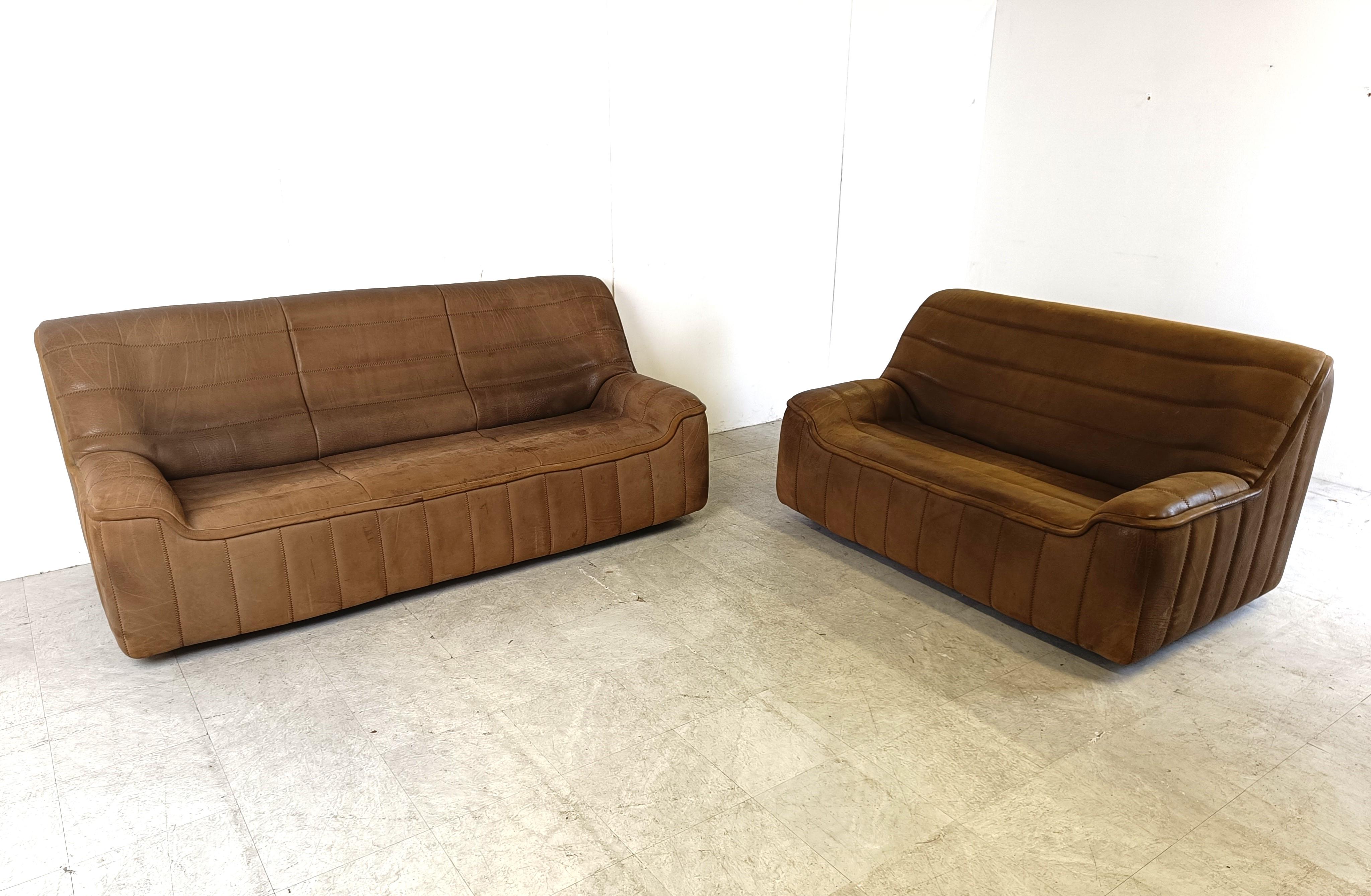 Mid-20th Century De Sede DS86 sofa set, 1960s For Sale
