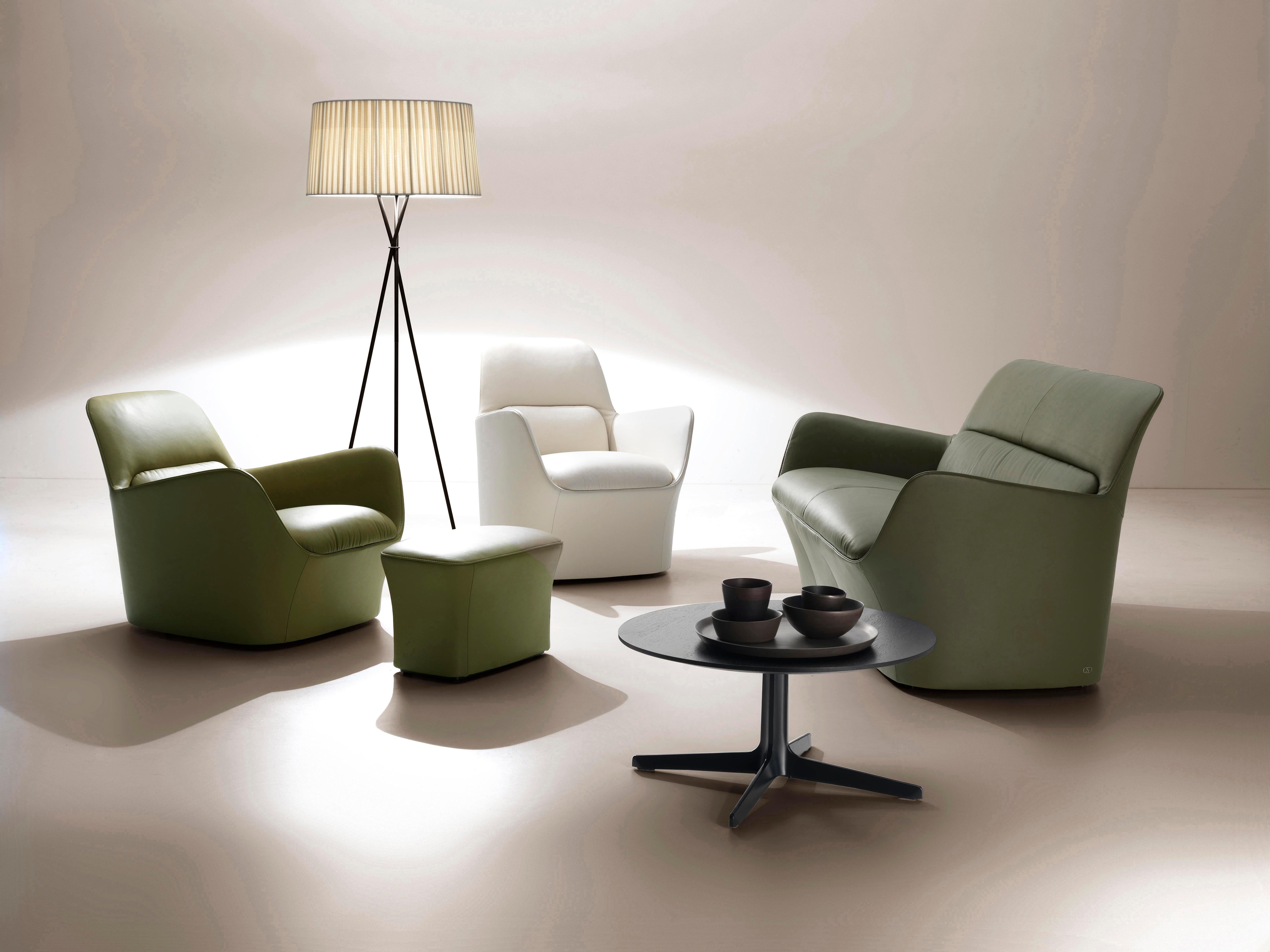 Modern De Sede Fixed Leather Sofa by Alfredo Häberli For Sale