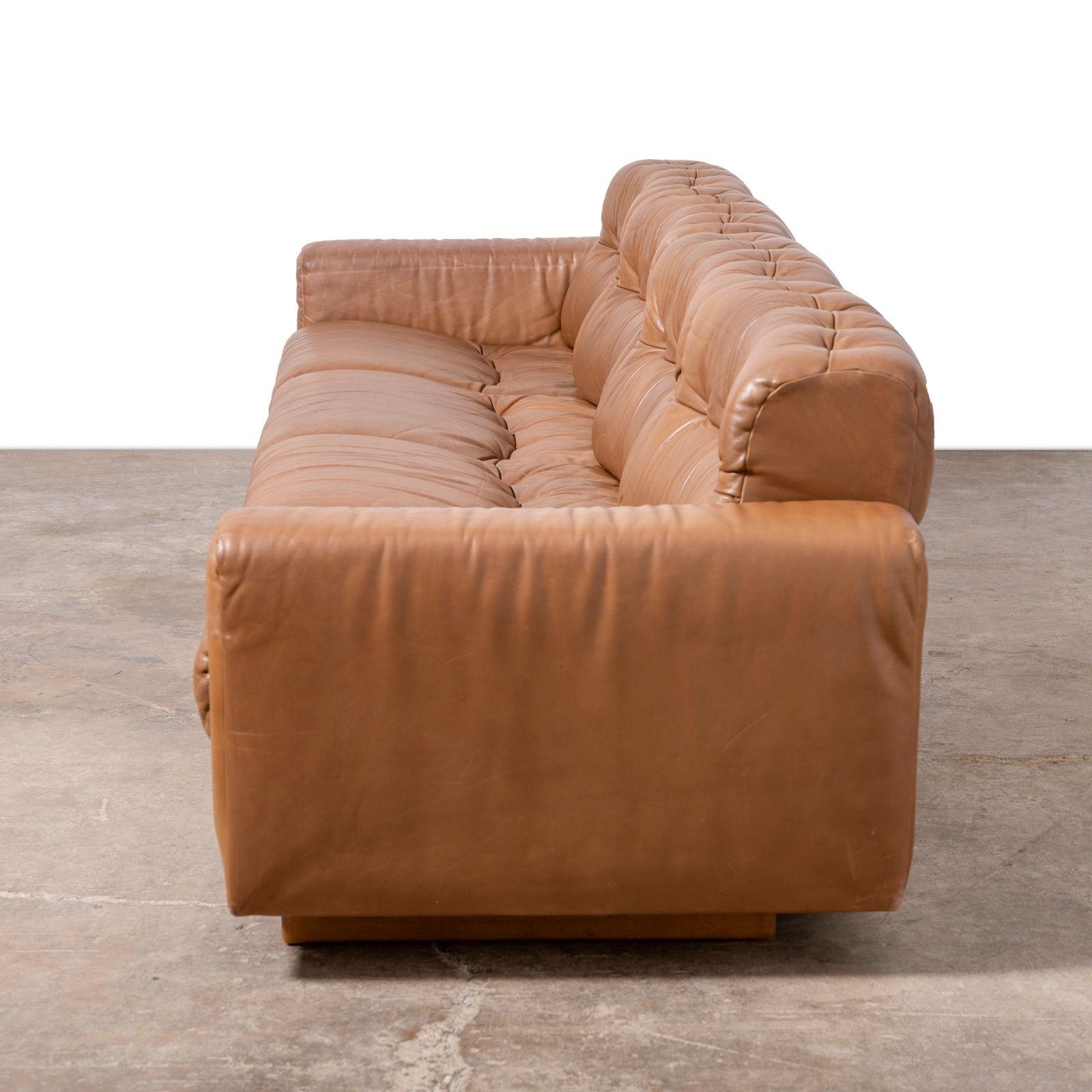 De Sede, Viersitziges Sofa Modell 'DS-40' Schweiz, 1970er Jahre im Zustand „Gut“ im Angebot in Dallas, TX