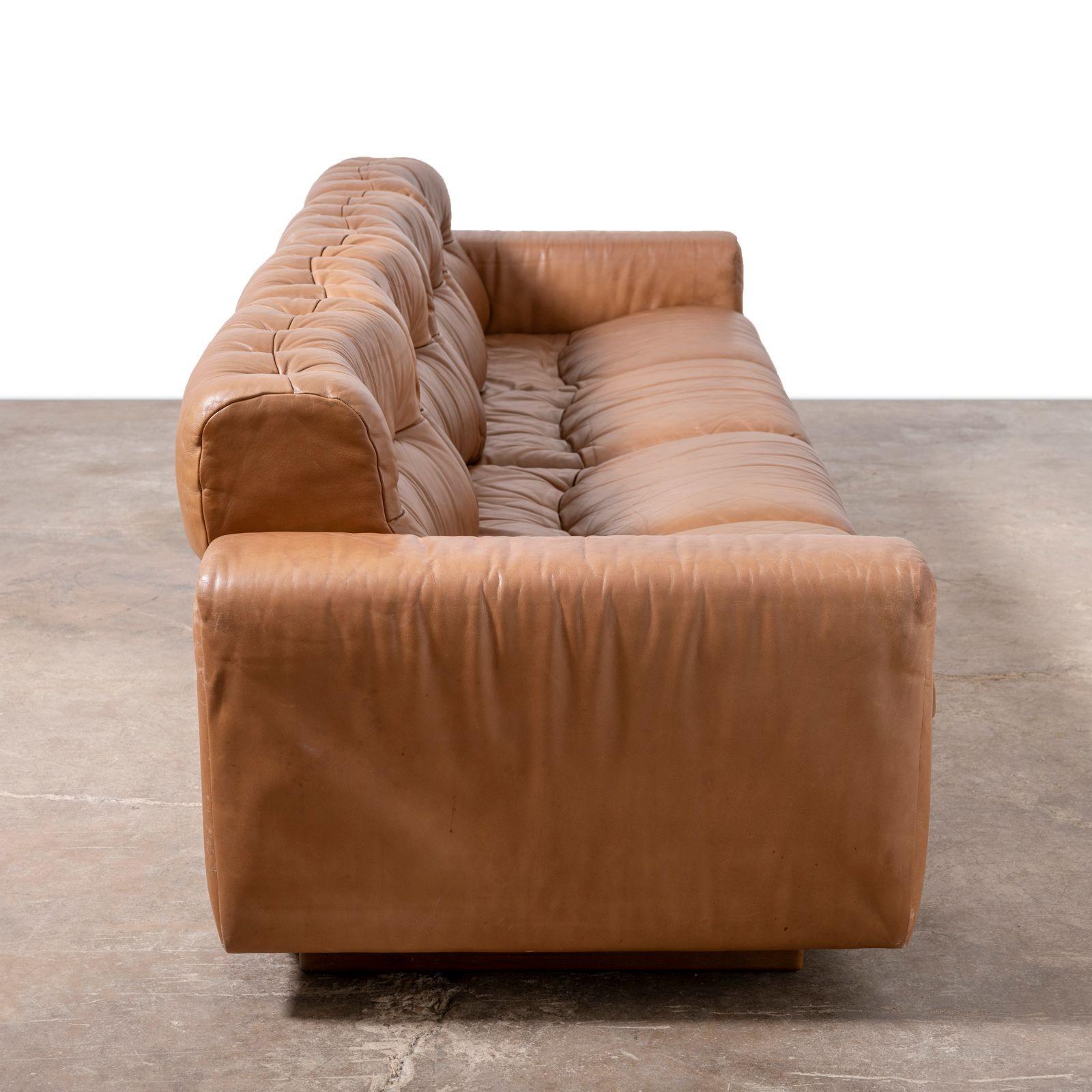 De Sede, Viersitziges Sofa Modell 'DS-40' Schweiz, 1970er Jahre (Ende des 20. Jahrhunderts) im Angebot