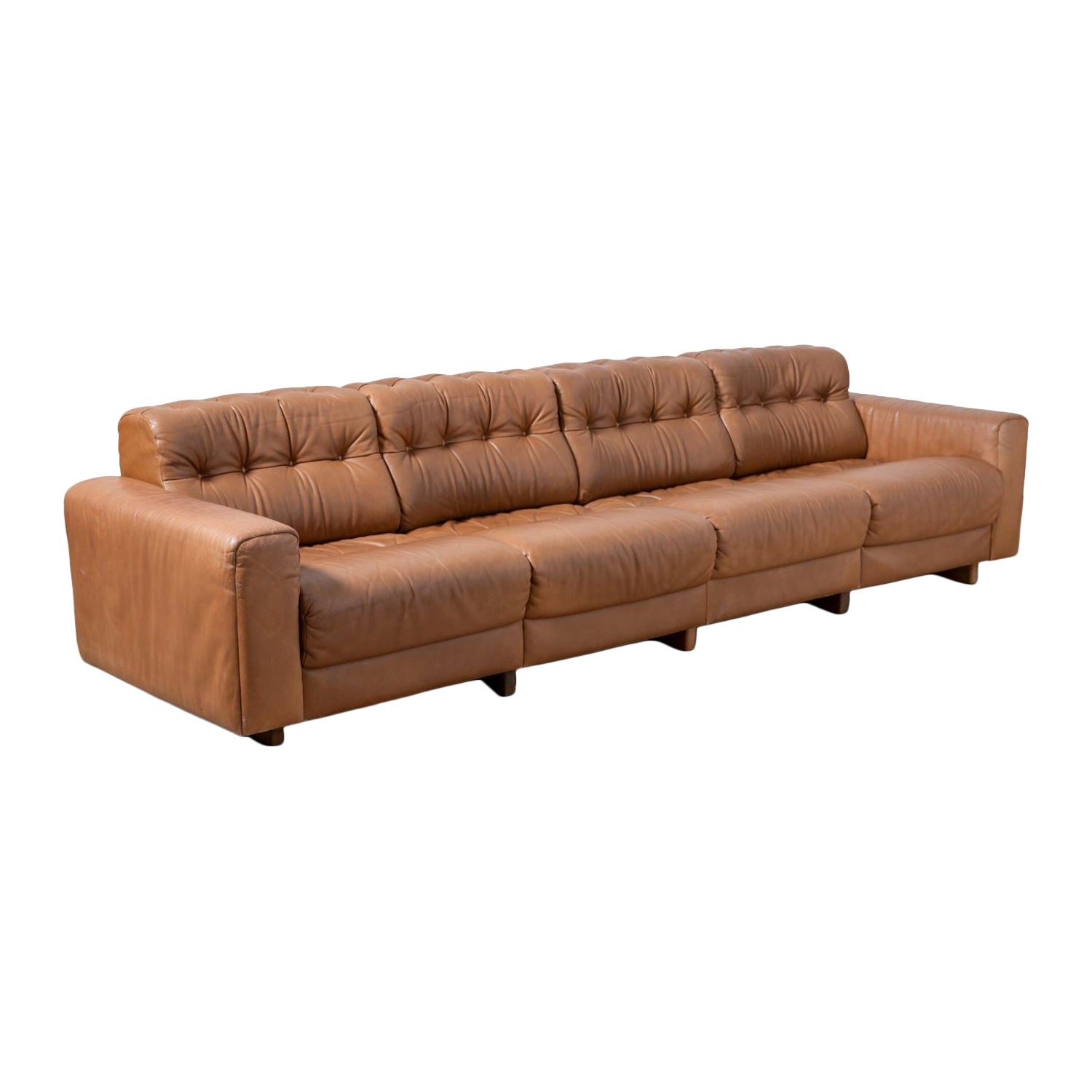 De Sede, canapé à quatre places Model No No 40, Suisse, années 1970