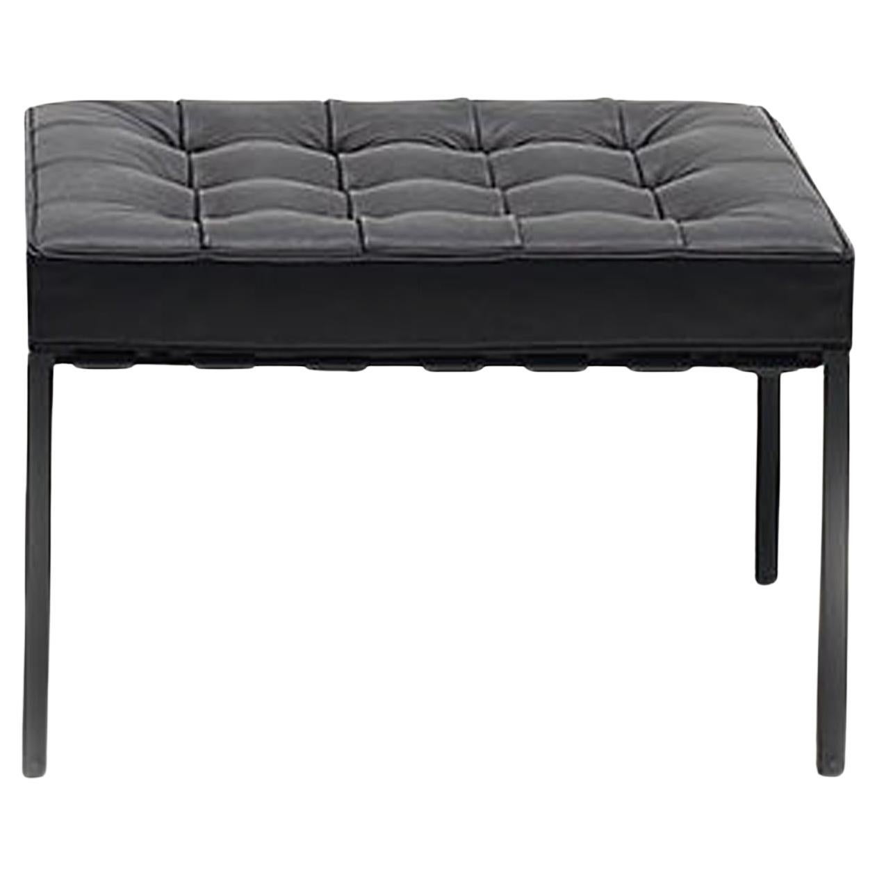 De Sede KT-221 Stool in Black Upholstery by Kurt Thut For Sale