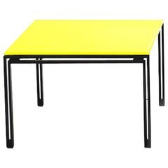 Table De Sede KT-221 en tissu jaune tapissée par Kurt Thut