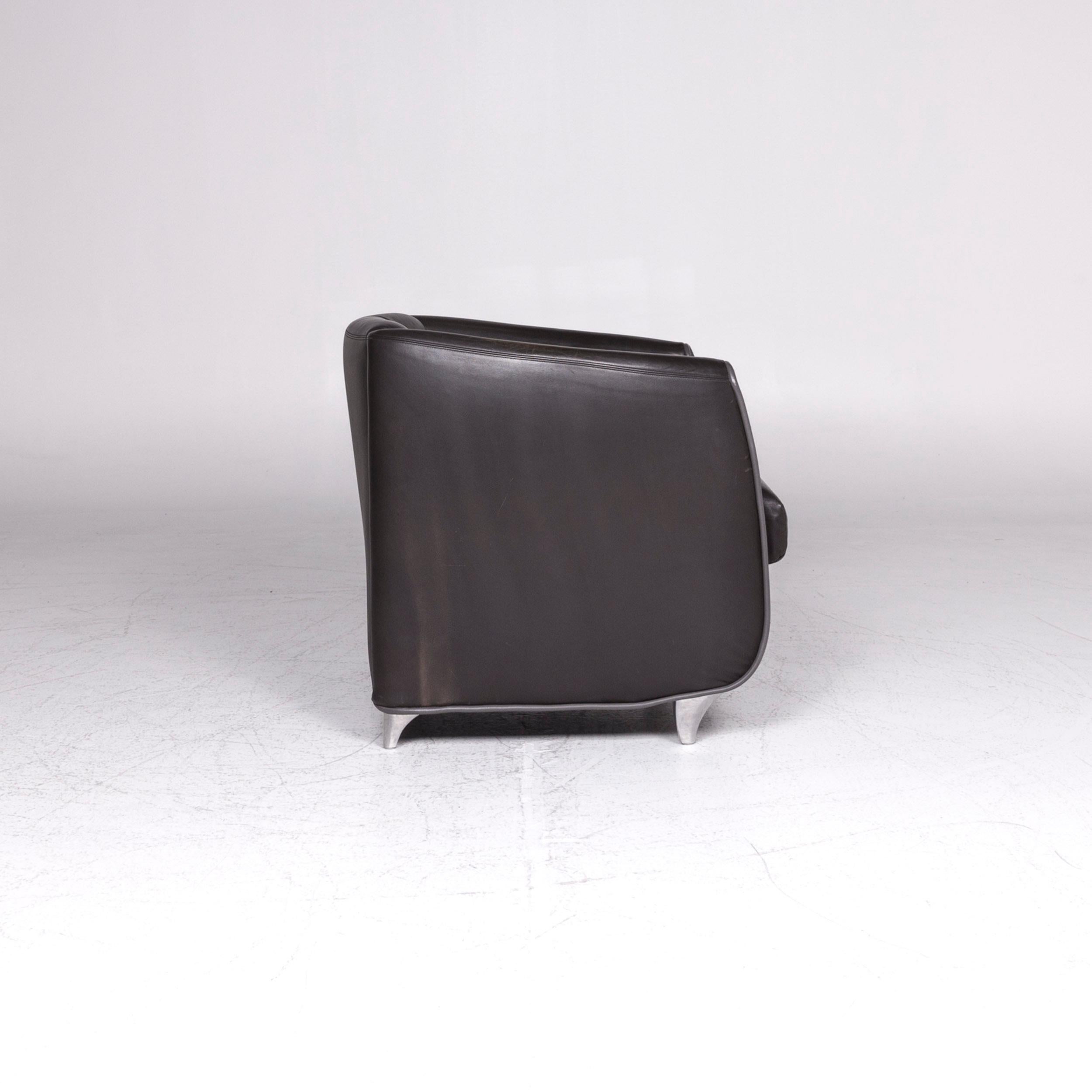 De Sede Leather Armchair Black For Sale 4