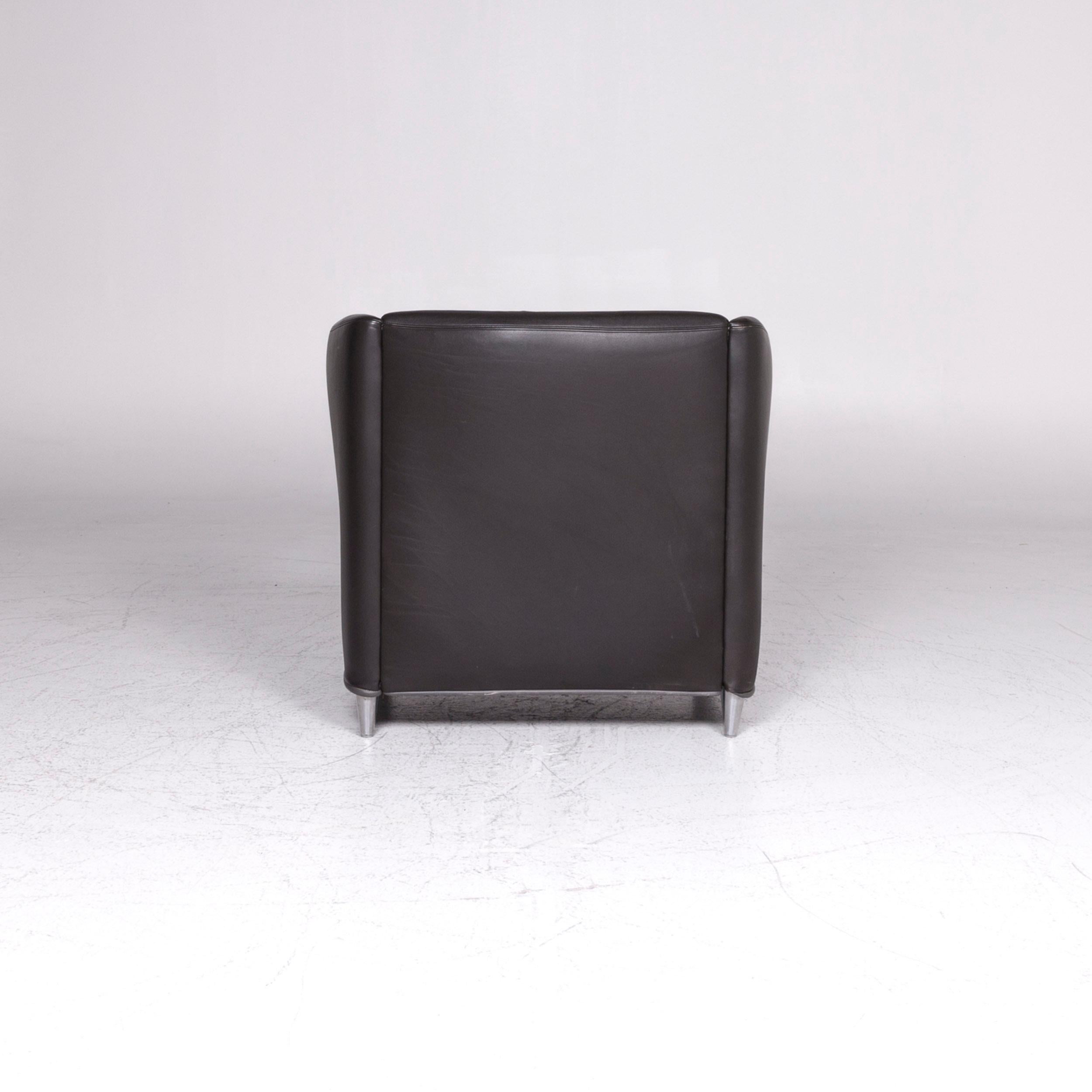 De Sede Leather Armchair Black For Sale 5