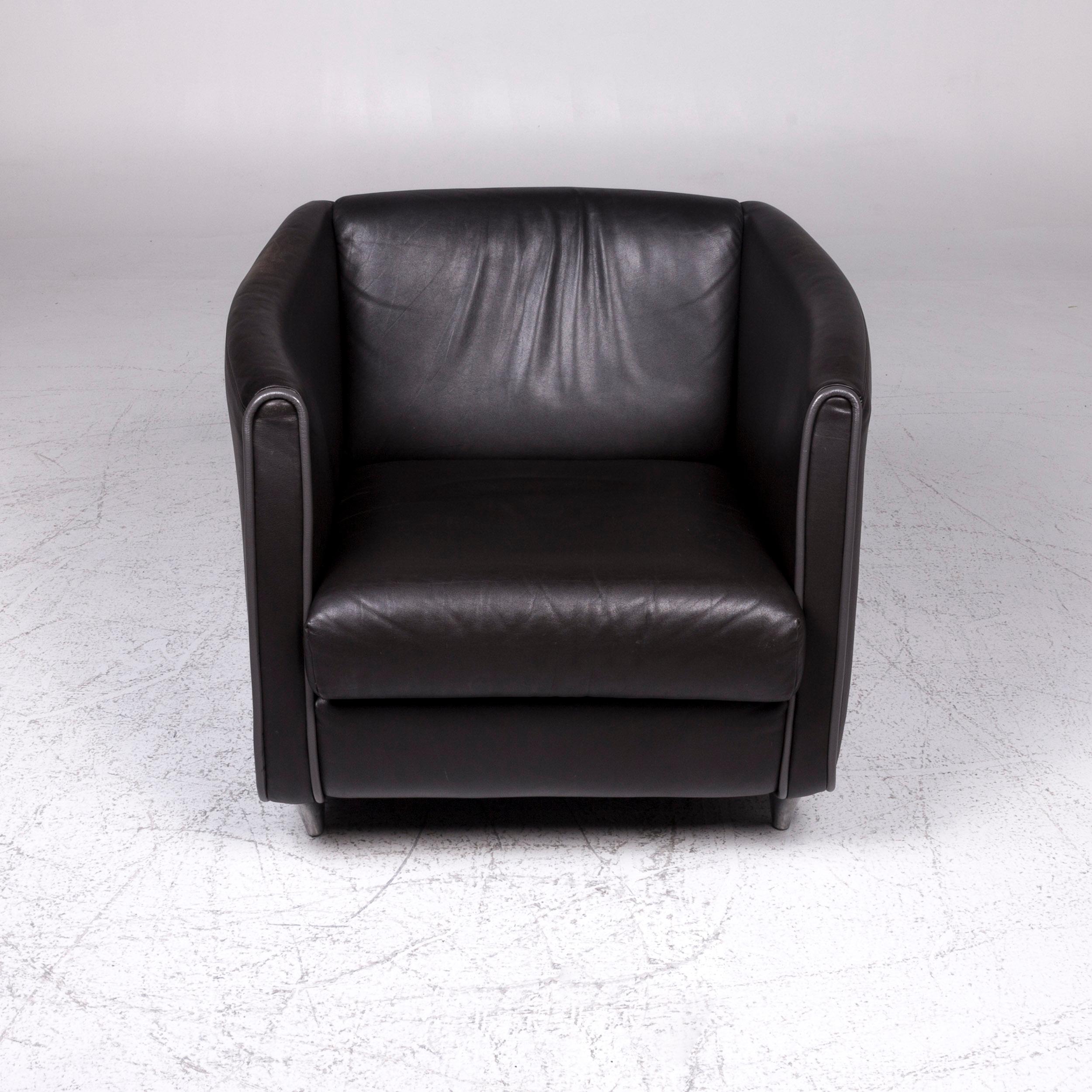 De Sede Leather Armchair Black For Sale 1