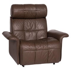 De Sede Leather Armchair Brown Eletric Function Relax Function