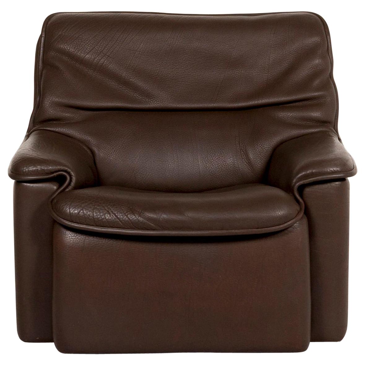 Baxter Charlotte Designer Leather Armchair Brown at 1stDibs