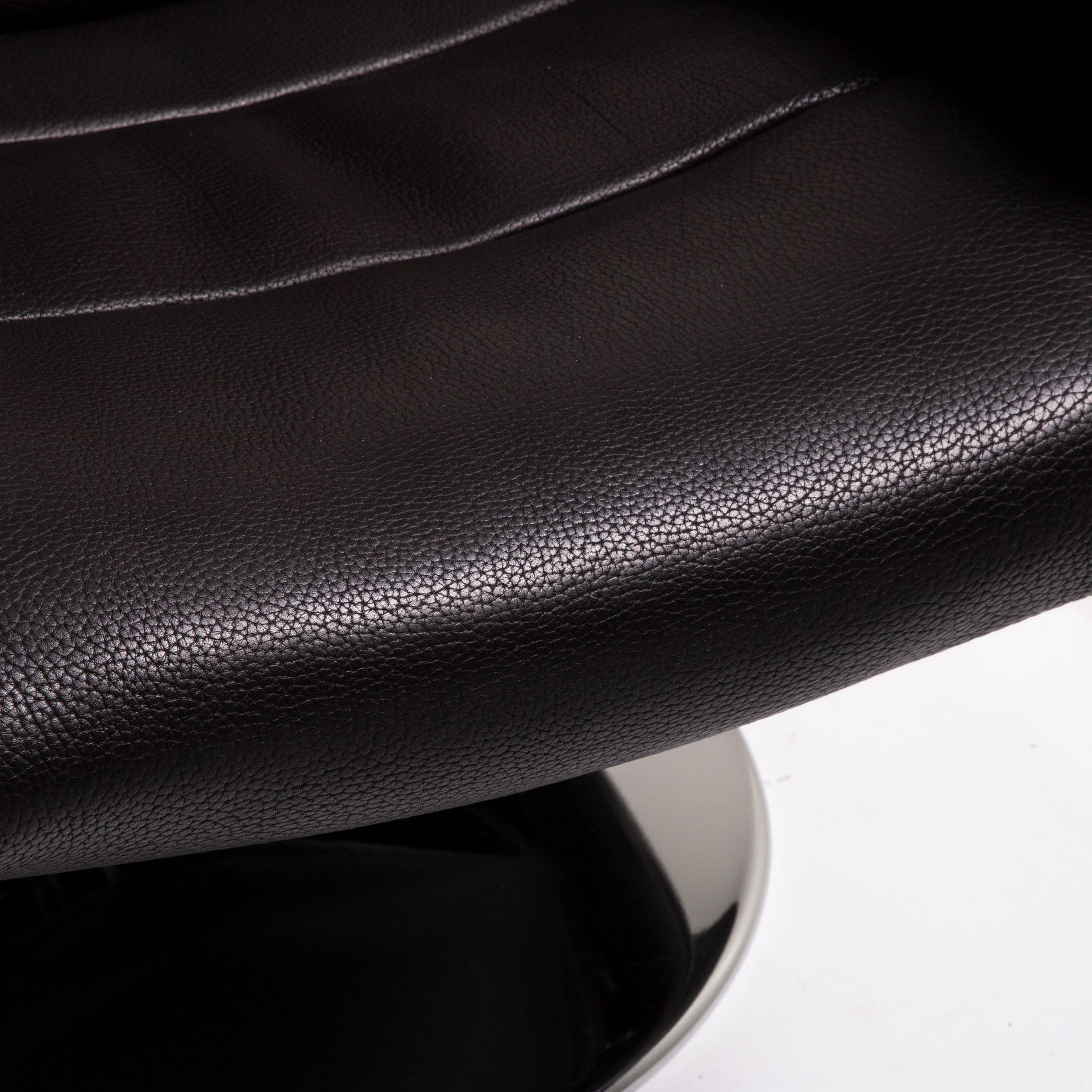 Swiss De Sede Leather Armchair Dark Brown Brown Function Relaxation Function For Sale