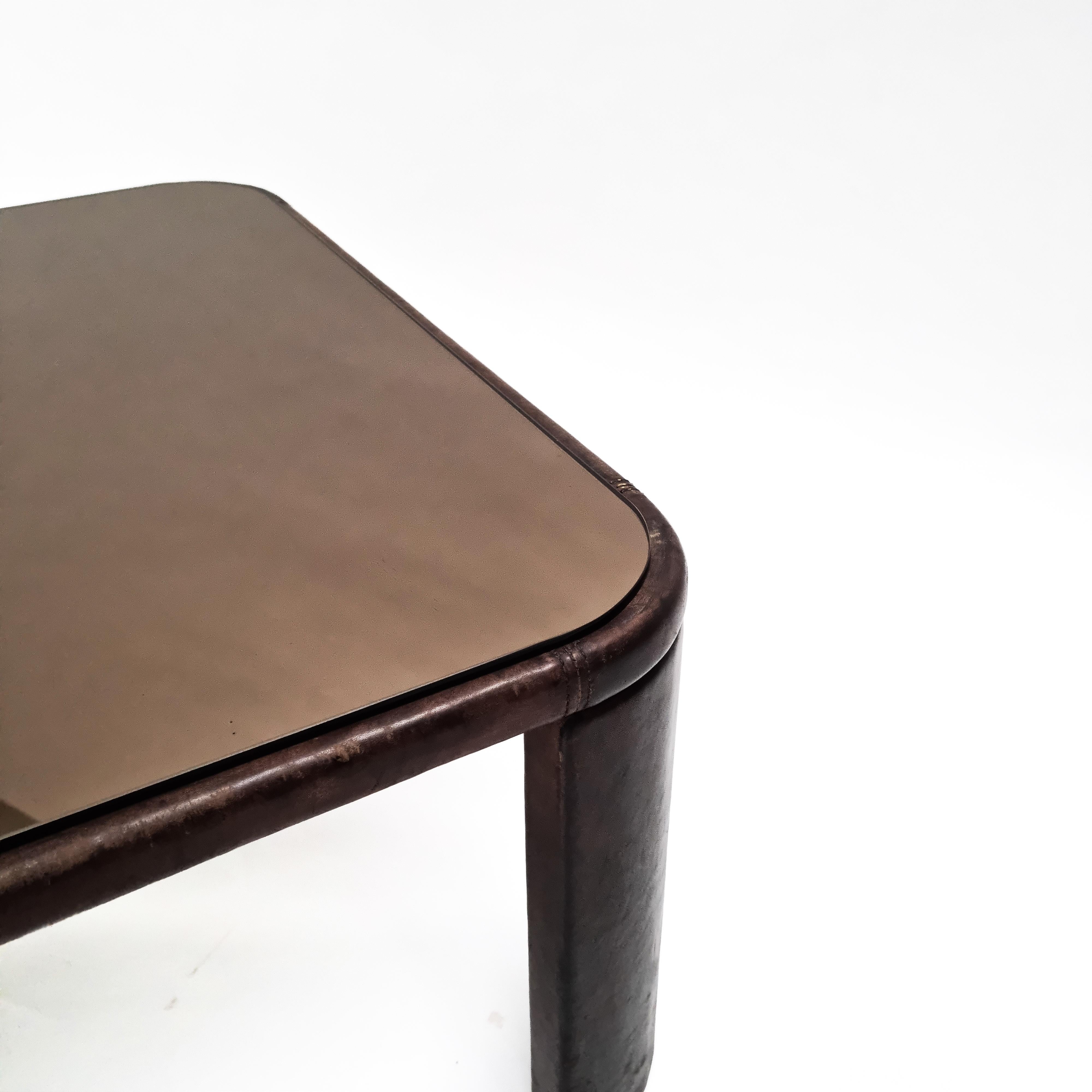 De Sede Leather Coffee Table, Switzerland, 1970s For Sale 1