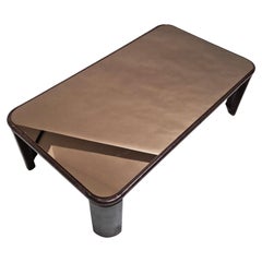 De Sede-Couchtisch aus Leder, Schweiz, 1970er Jahre