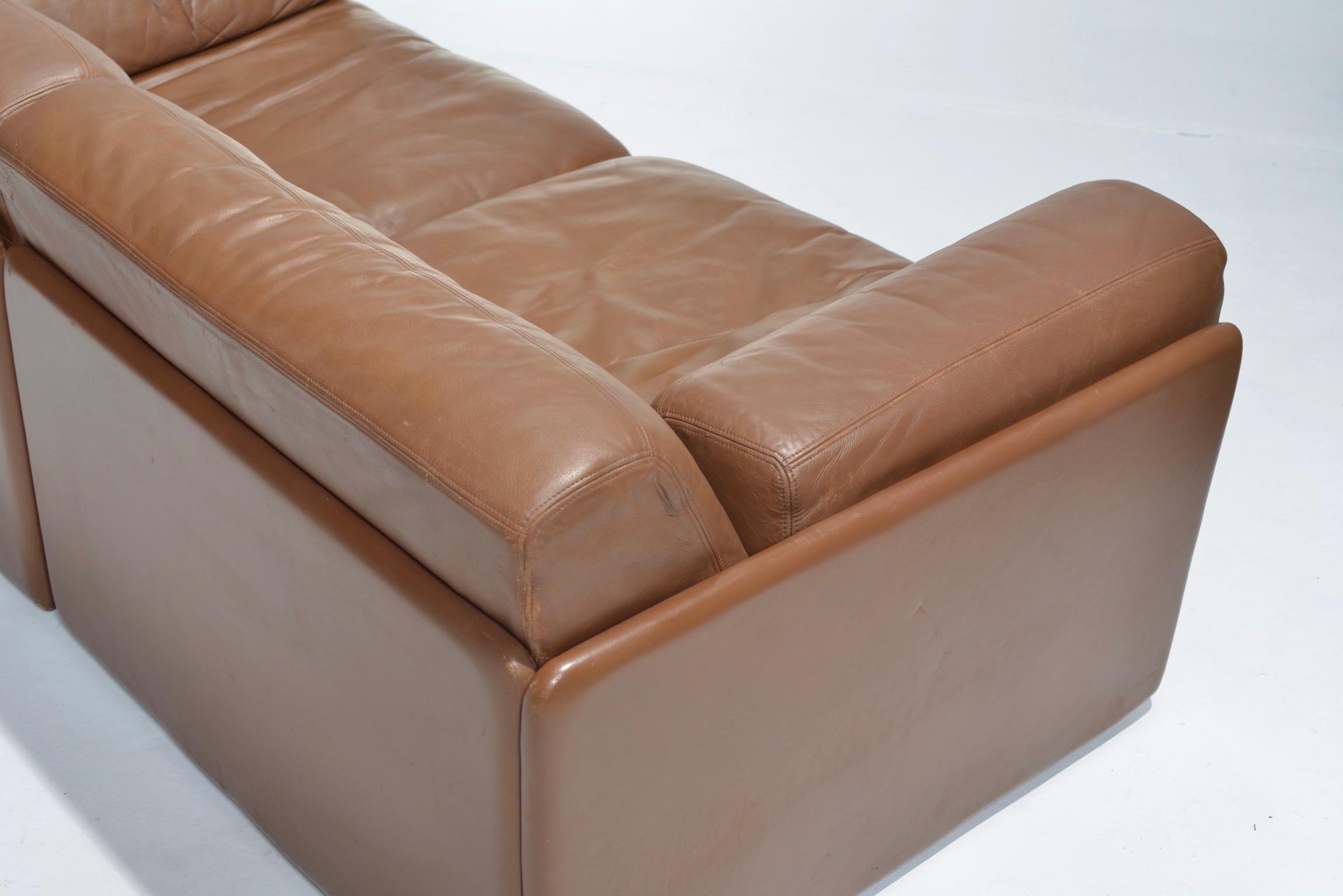 De Sede Leather Convertible Sofa Bed 7