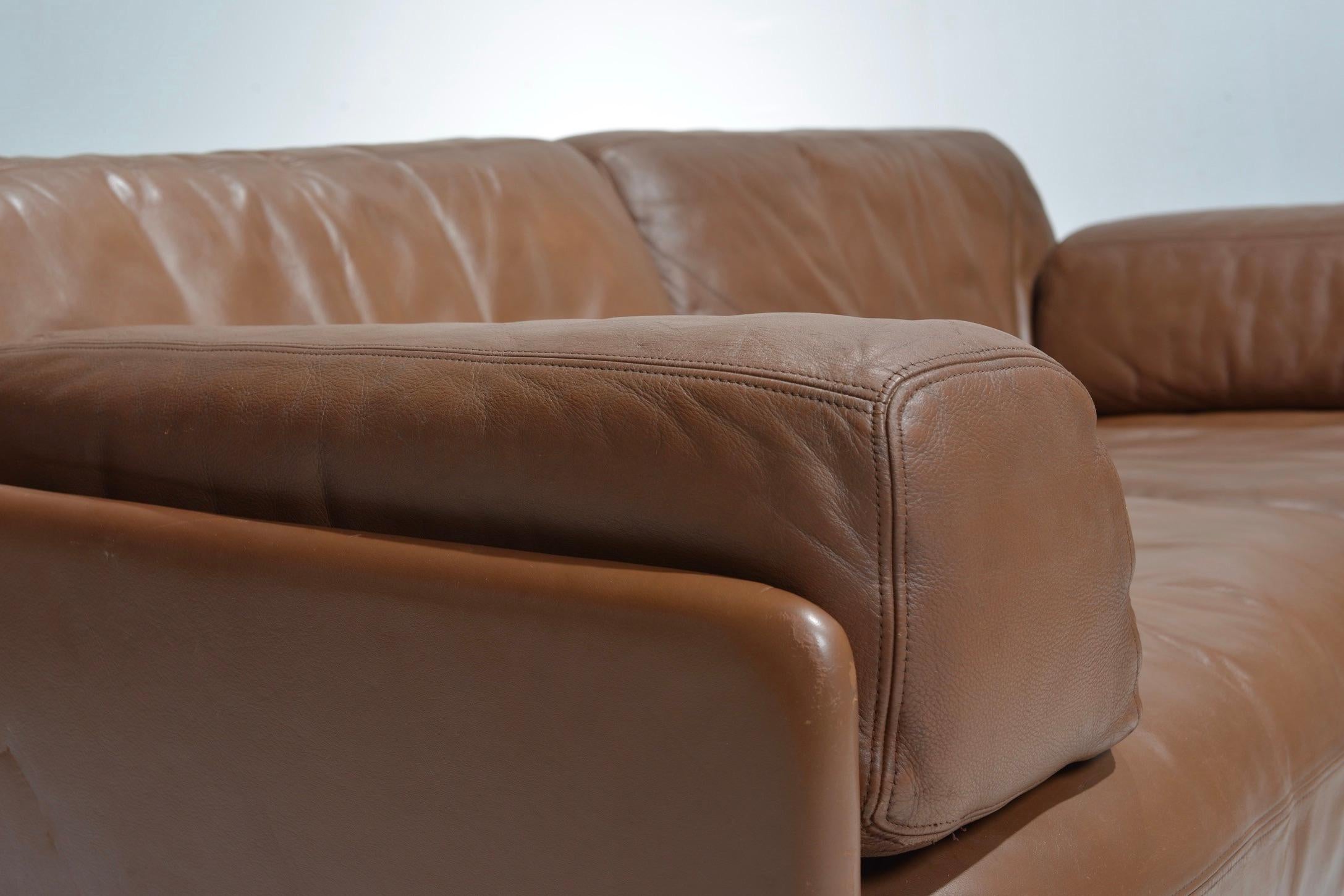 De Sede Leather Convertible Sofa Bed 3