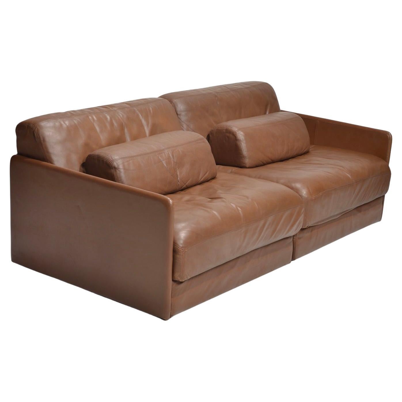 De Sede Leather Convertible Sofa Bed