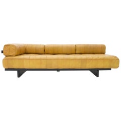 De Sede Leather Daybed DS 80 Sofa Bed Switzerland, 1960s