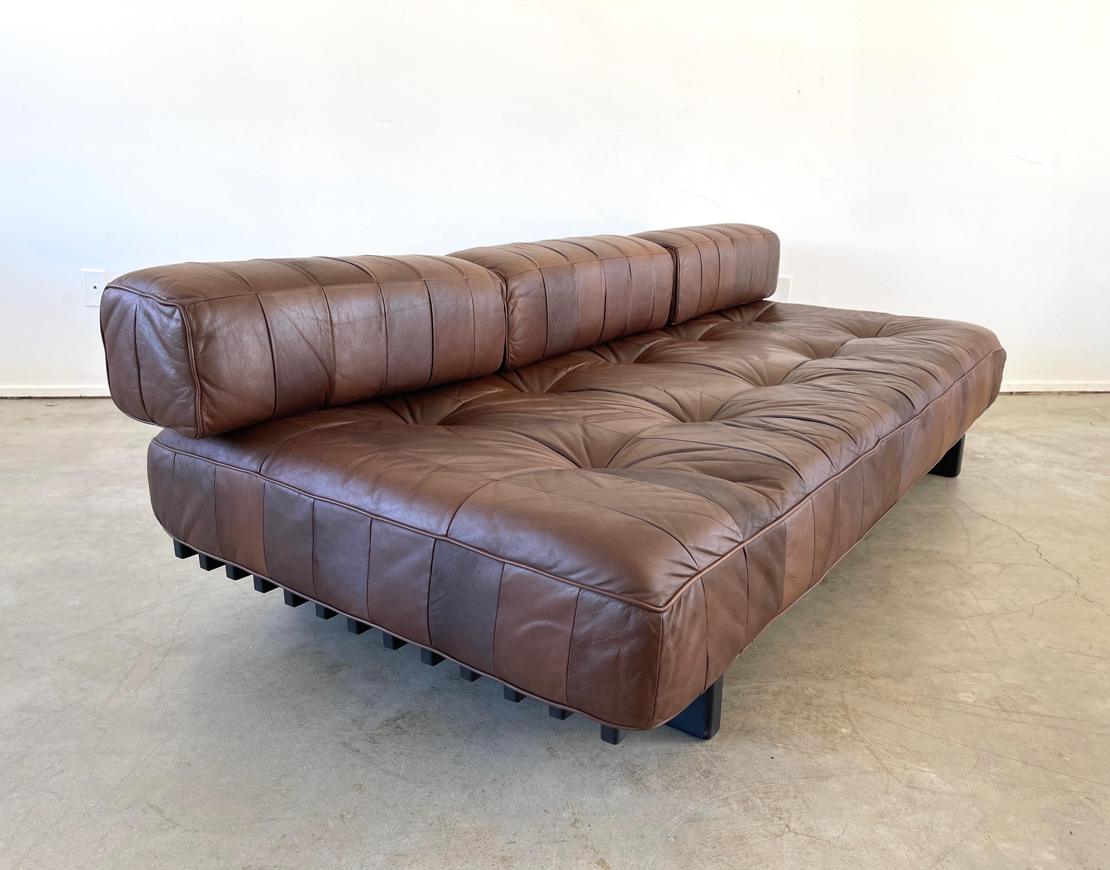 Swiss De Sede Leather Daybed 