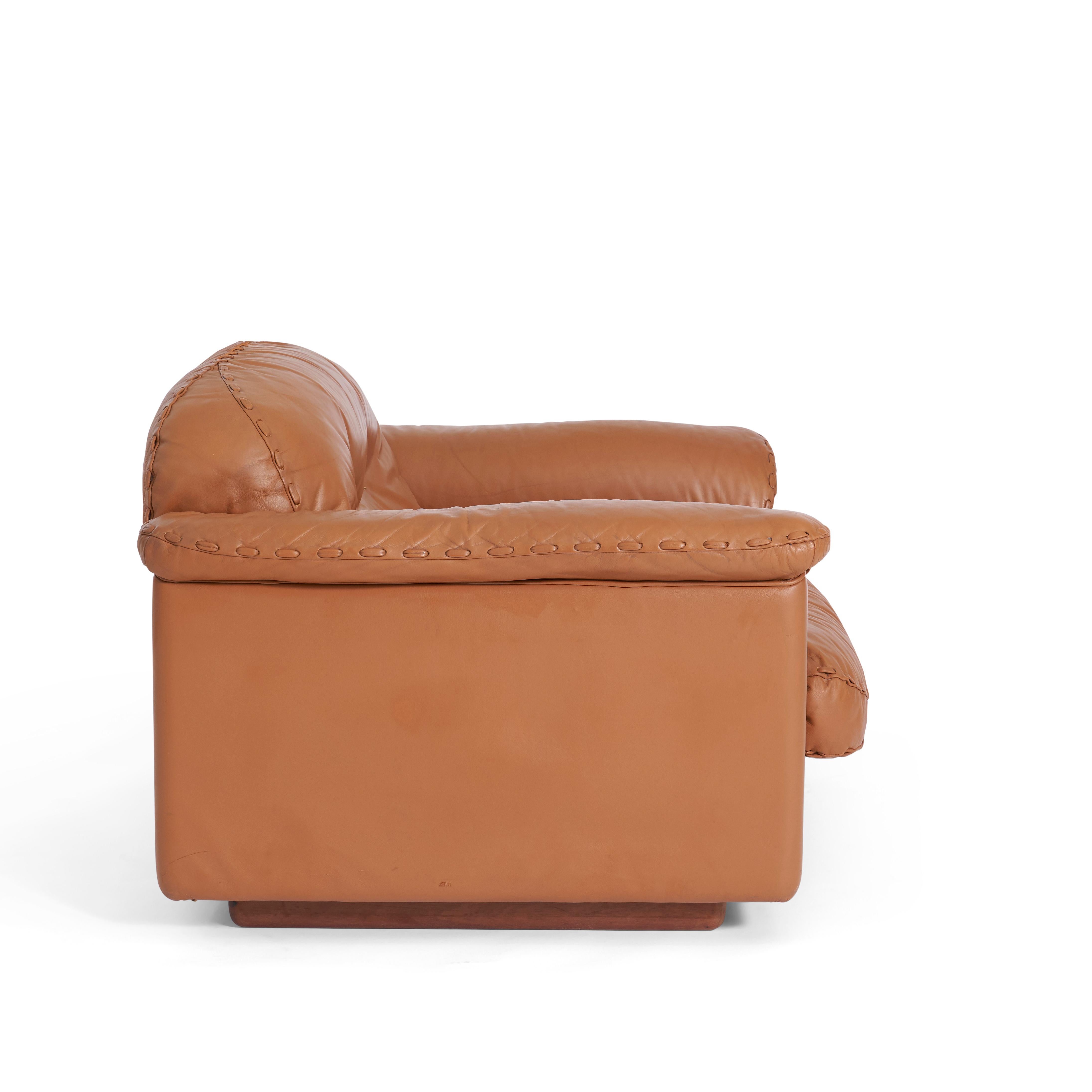 Mid-Century Modern De Sede Leather DS 101 Lounge Chair