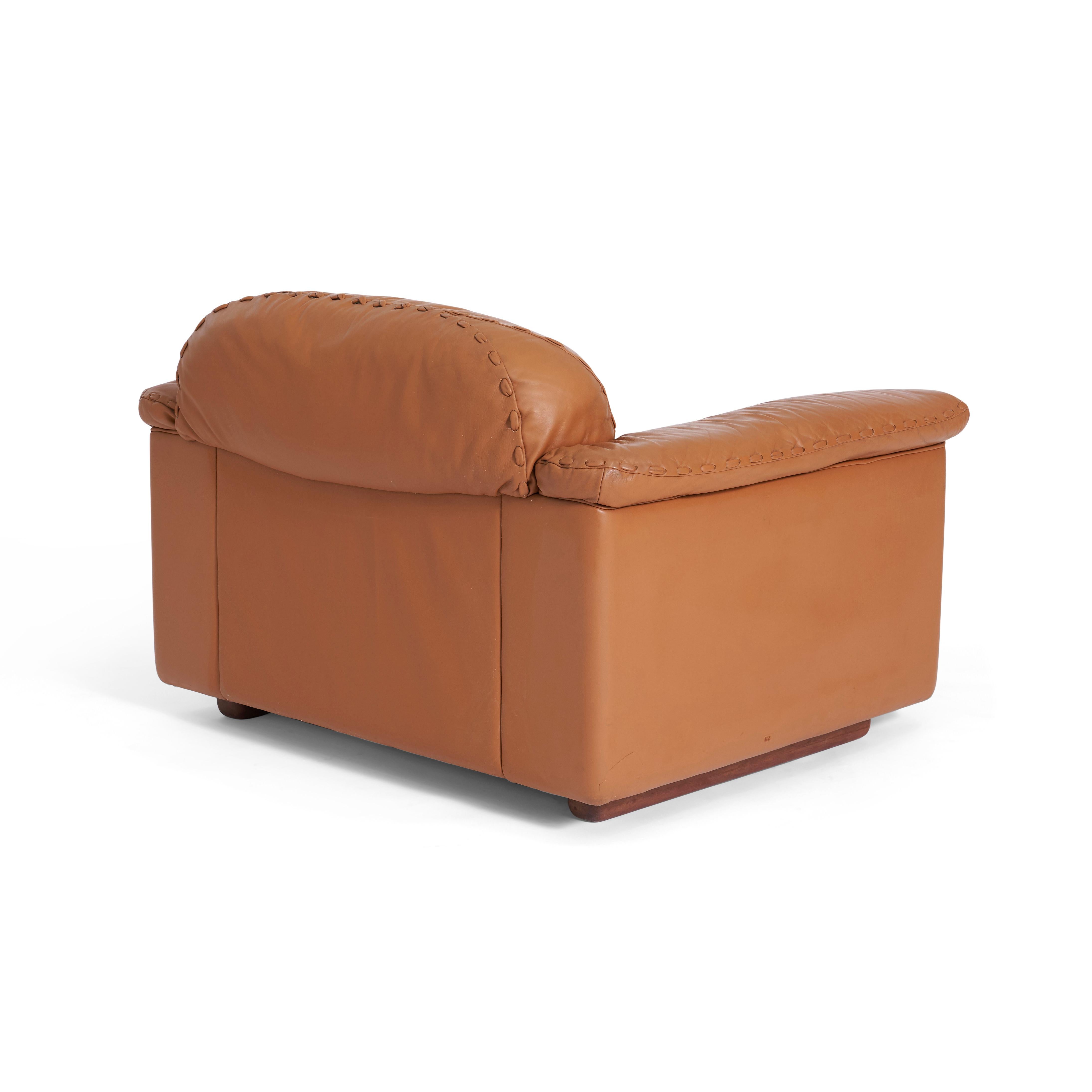 Mid-20th Century De Sede Leather DS 101 Lounge Chair