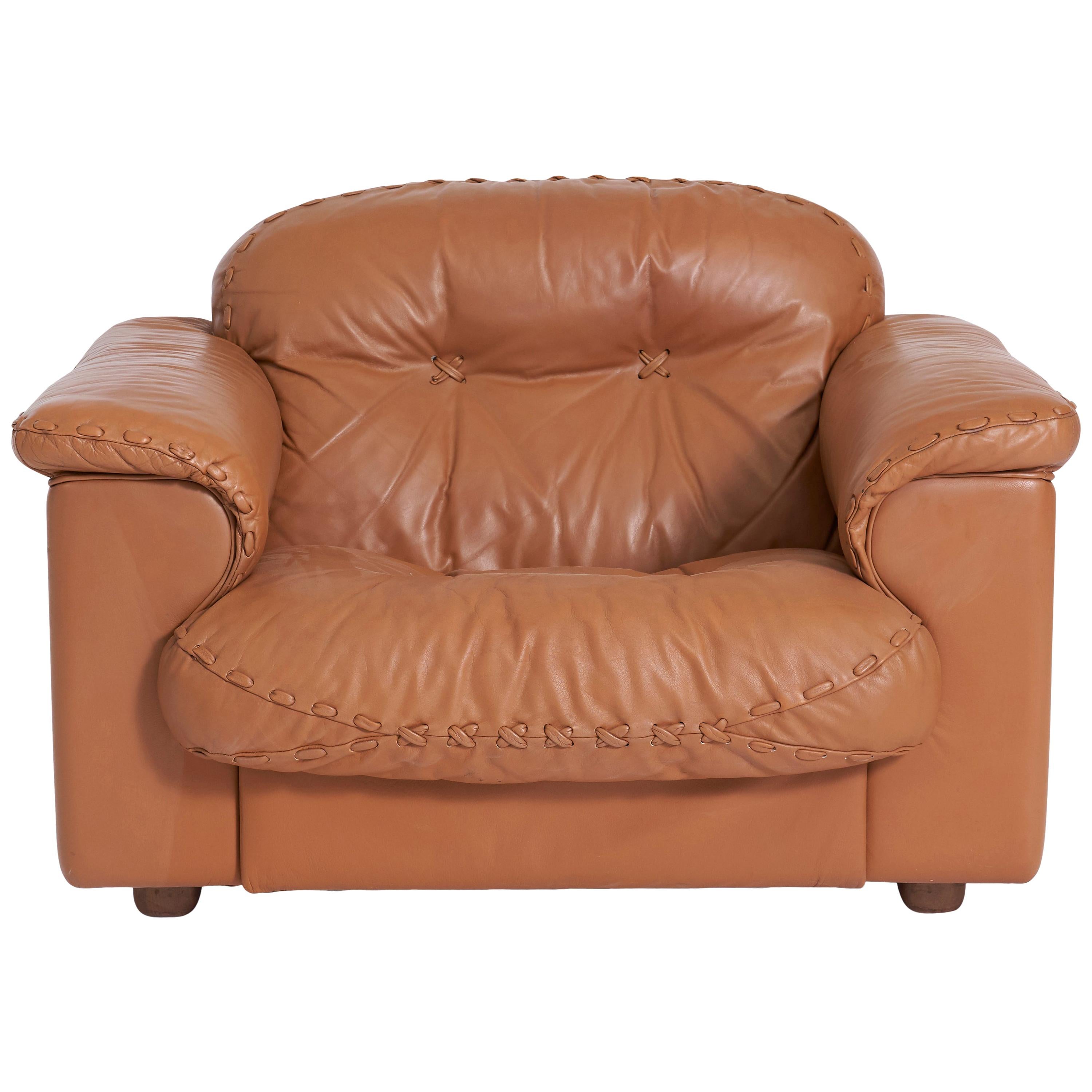 De Sede Leather DS 101 Lounge Chair