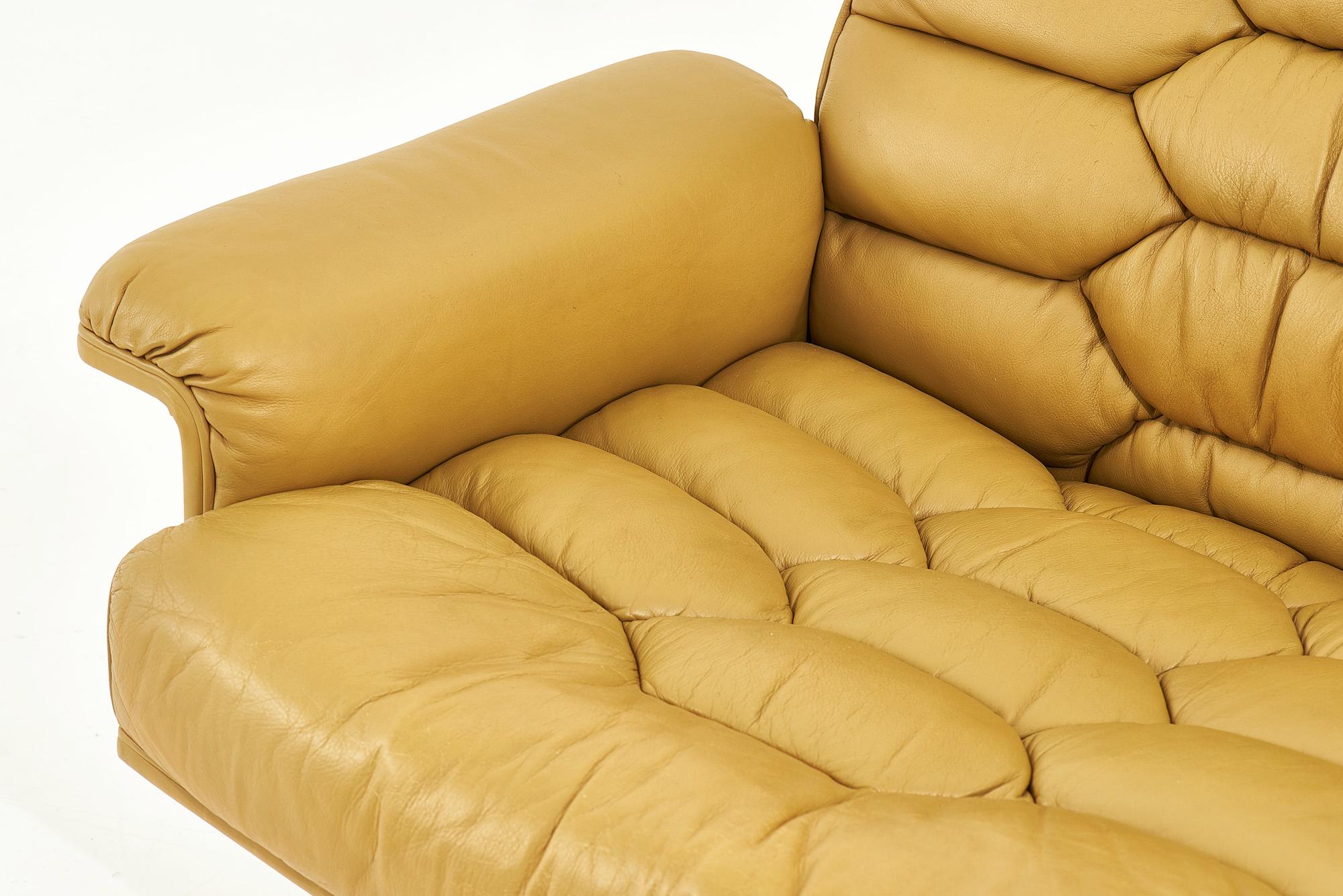 Late 20th Century De Sede Leather DS-P Sofa by Robert Haussmann, Switzerland, 1970