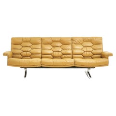 De Sede Ledersofa DS-P von Robert Haussmann, Schweiz, 1970