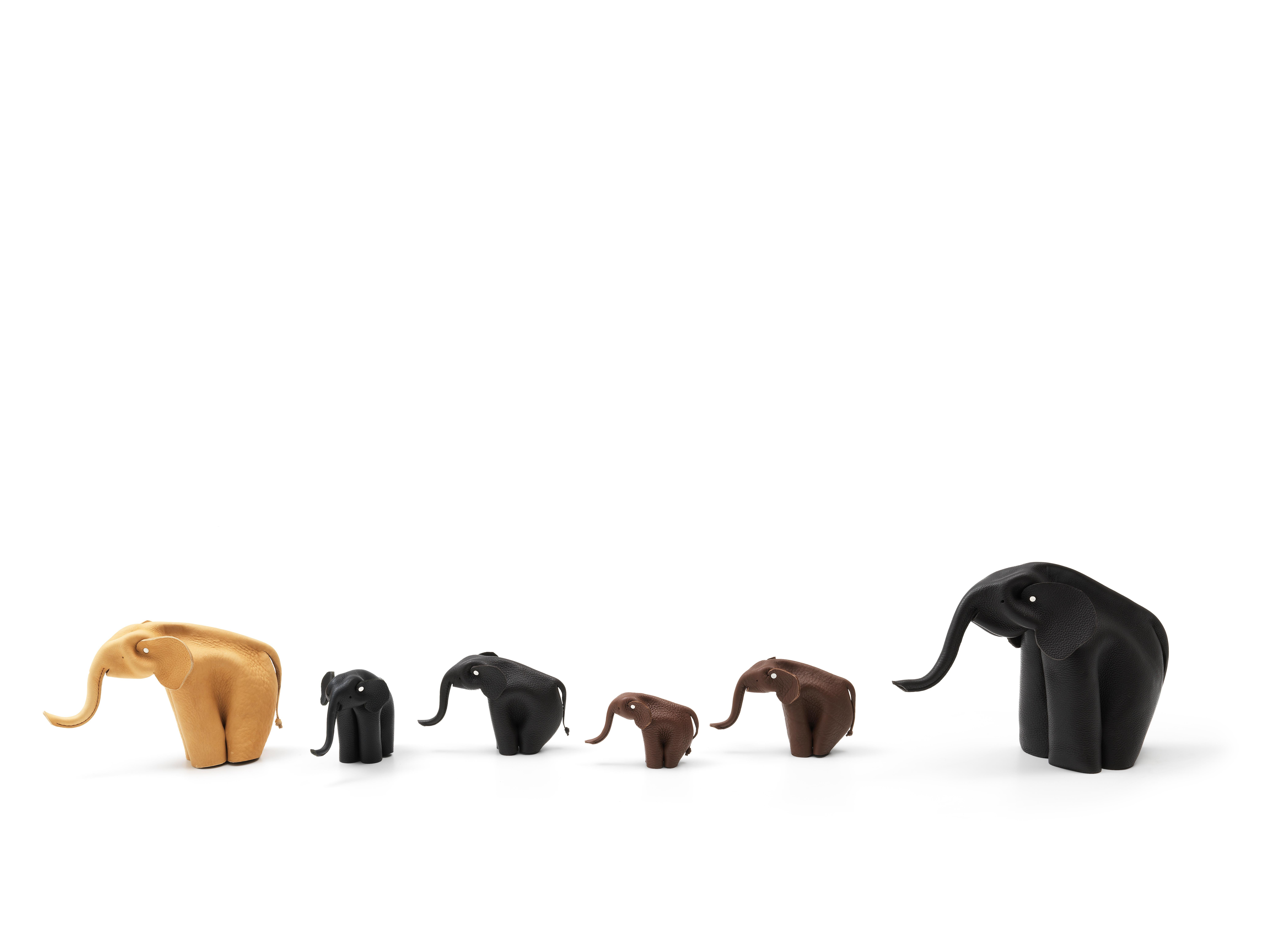 Miniature toy elephant accessory designed by Alfredo Ha¨berli for De Sede.