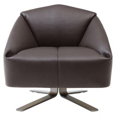 Sillón abatible de piel De Sede de Alfredo Häberli