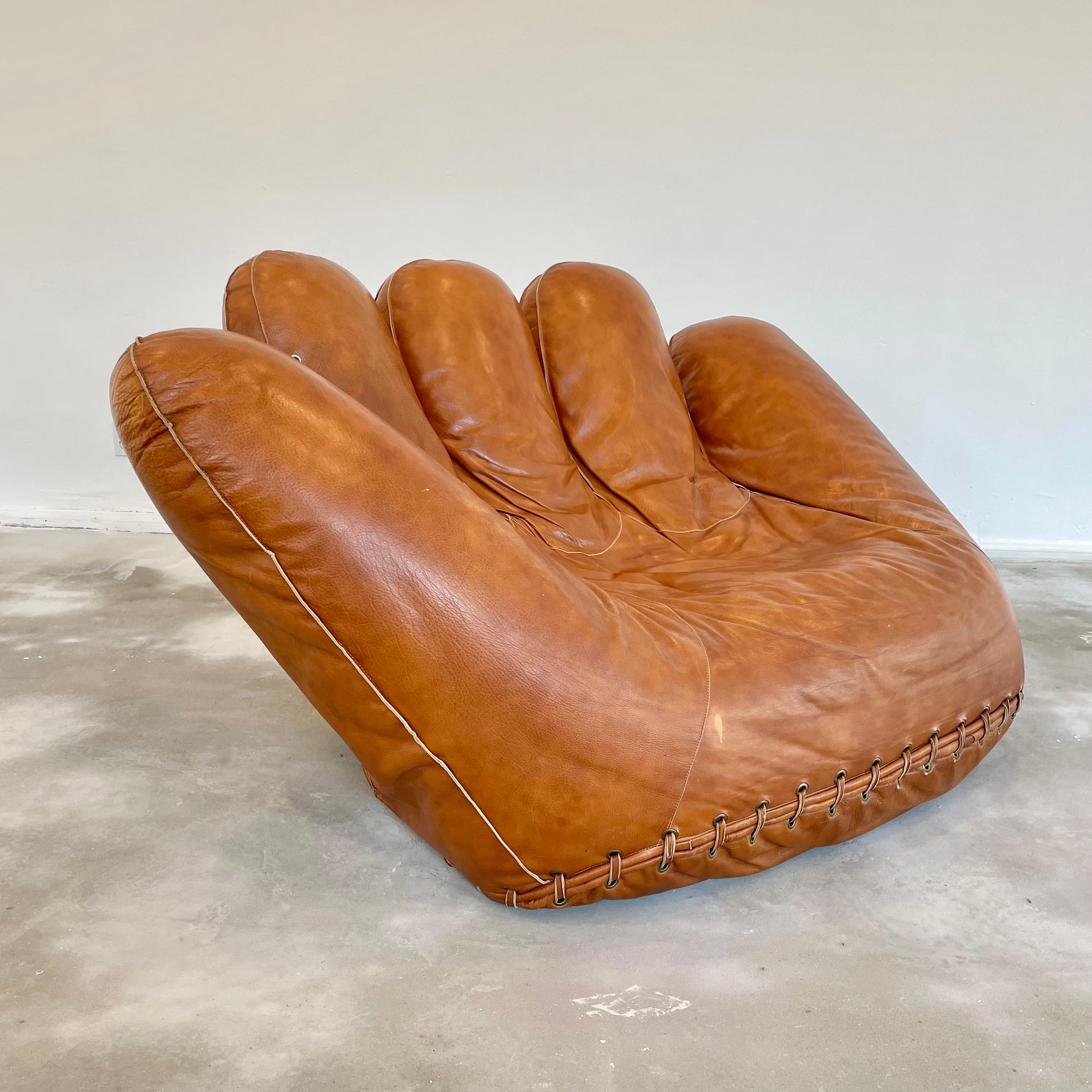 De Sede Leather 'Joe' Chair by De Pas, D'Urbino, Lomazzi for Poltronova, Italy 4