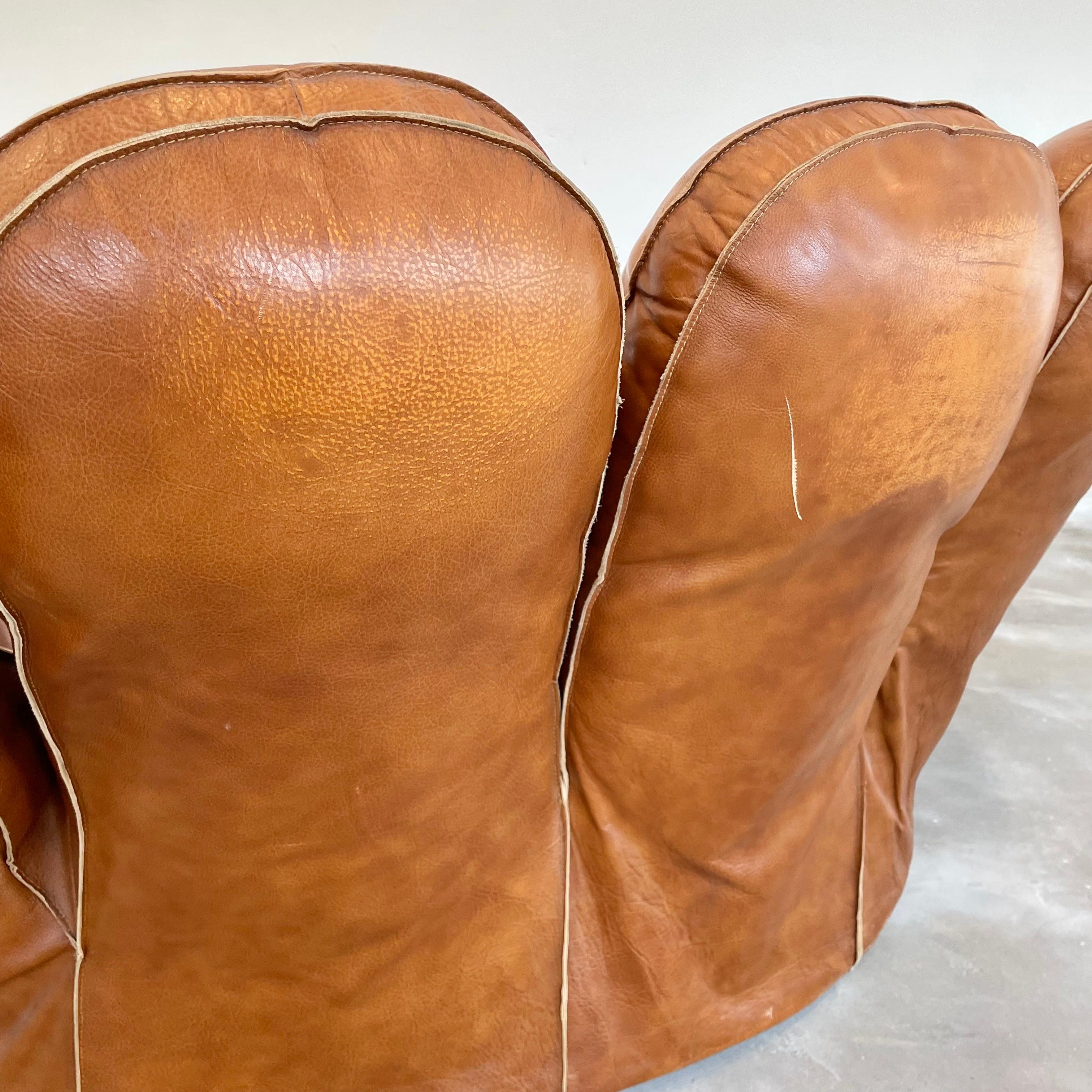De Sede Leather 'Joe' Chair by De Pas, D'Urbino, Lomazzi for Poltronova, Italy 6