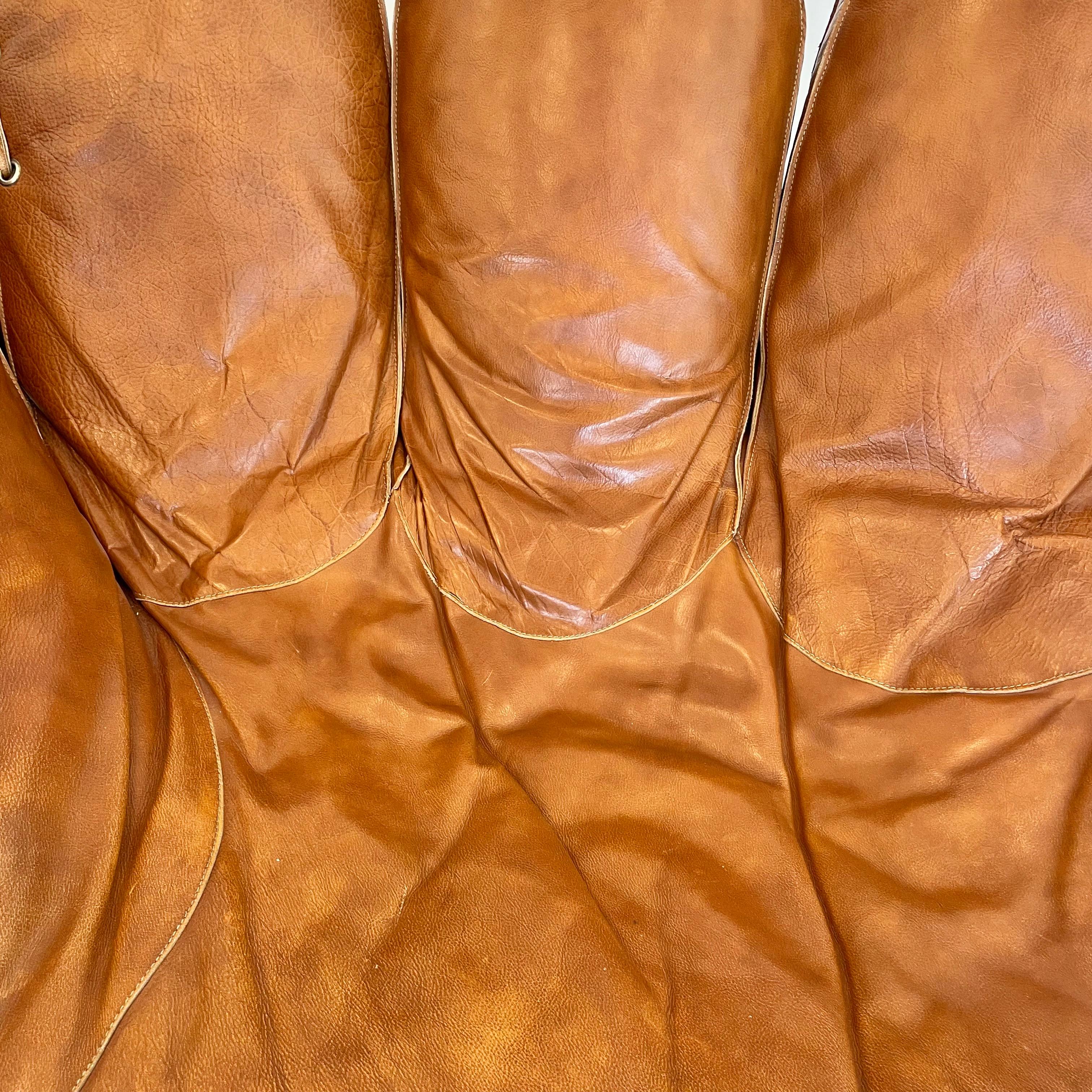 De Sede Leather 'Joe' Chair by De Pas, D'Urbino, Lomazzi for Poltronova, Italy 7
