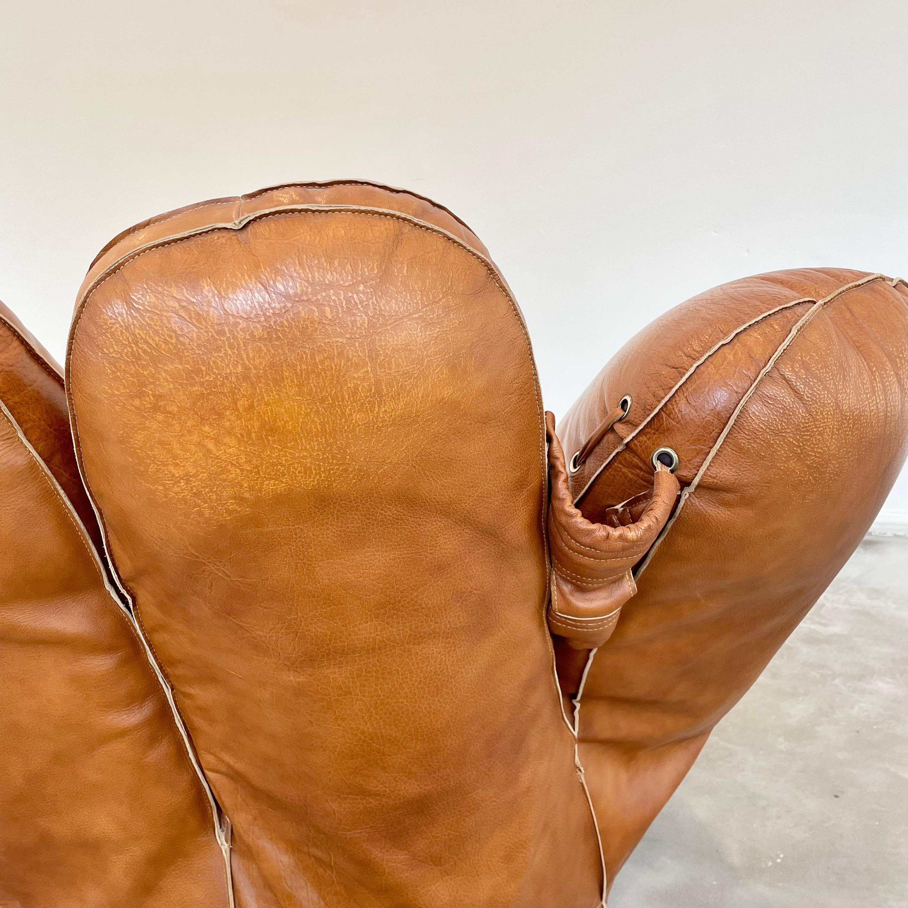De Sede Leather 'Joe' Chair by De Pas, D'Urbino, Lomazzi for Poltronova, Italy 9