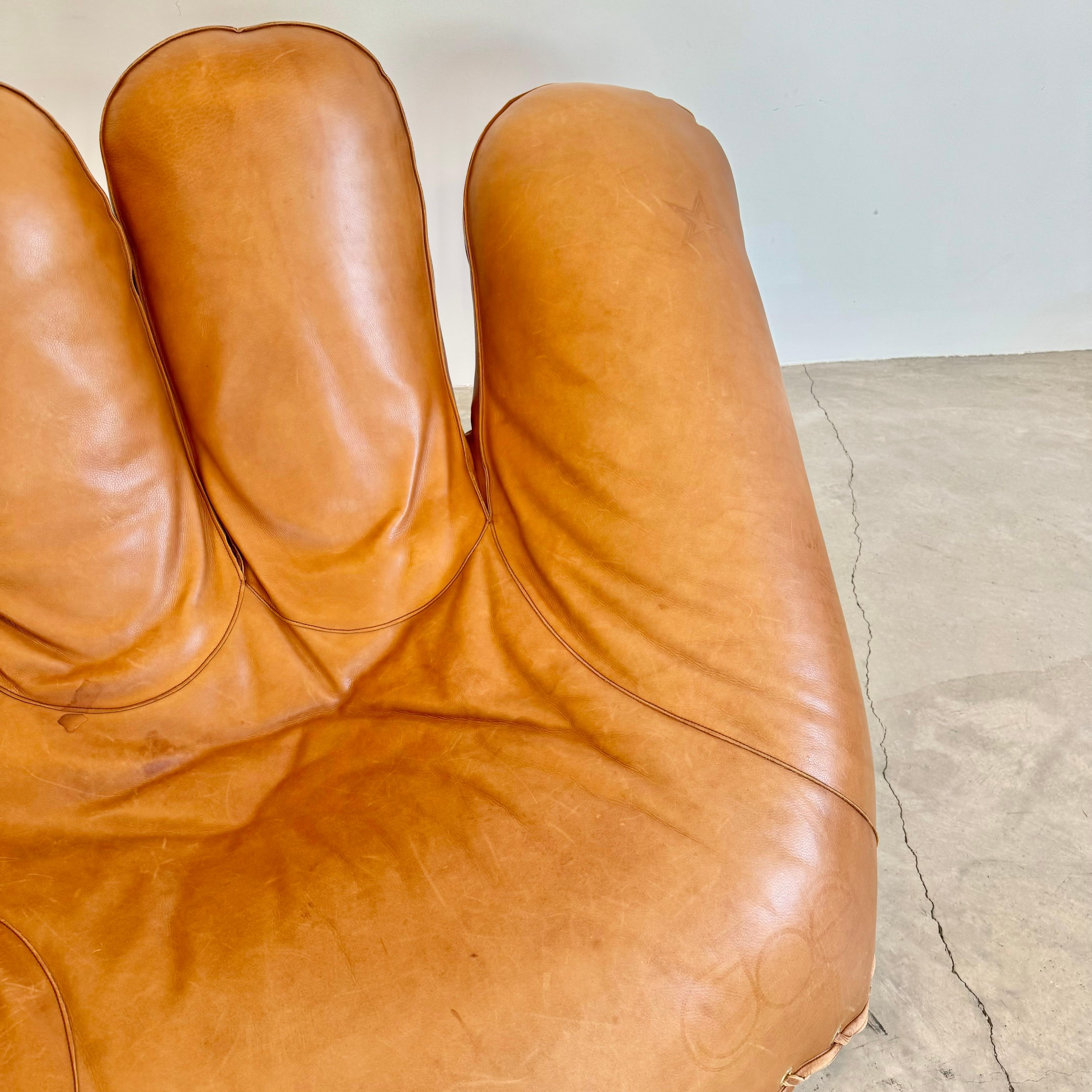 Leather 'Joe' Chair by De Pas, D'Urbino, Lomazzi for Poltronova, Italy 1980s 9