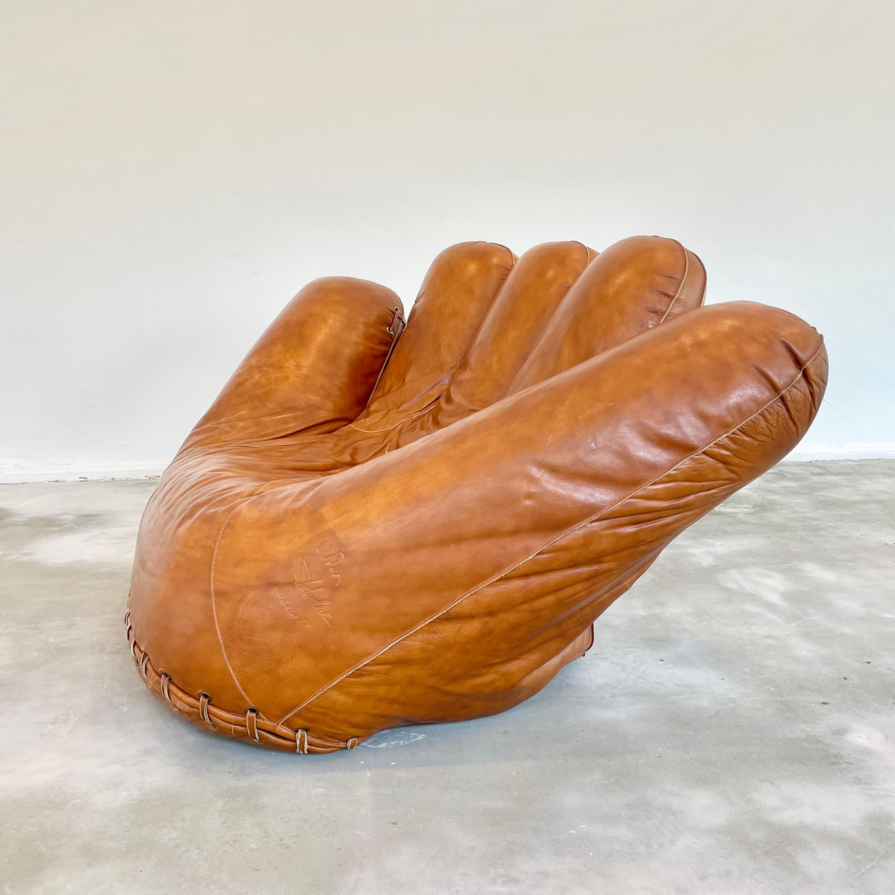 Hand-Crafted De Sede Leather 'Joe' Chair by De Pas, D'Urbino, Lomazzi for Poltronova, Italy