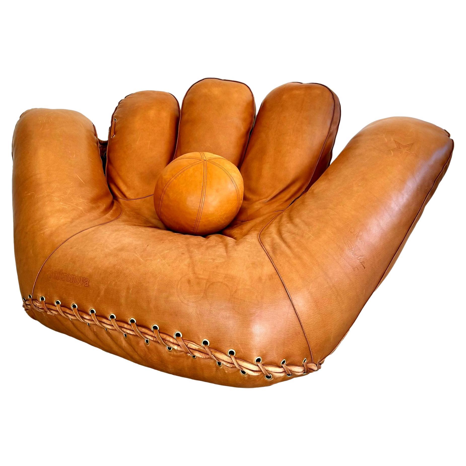 De Sede Leather 'Joe' Chair by De Pas, D'Urbino, Lomazzi for Poltronova, Italy