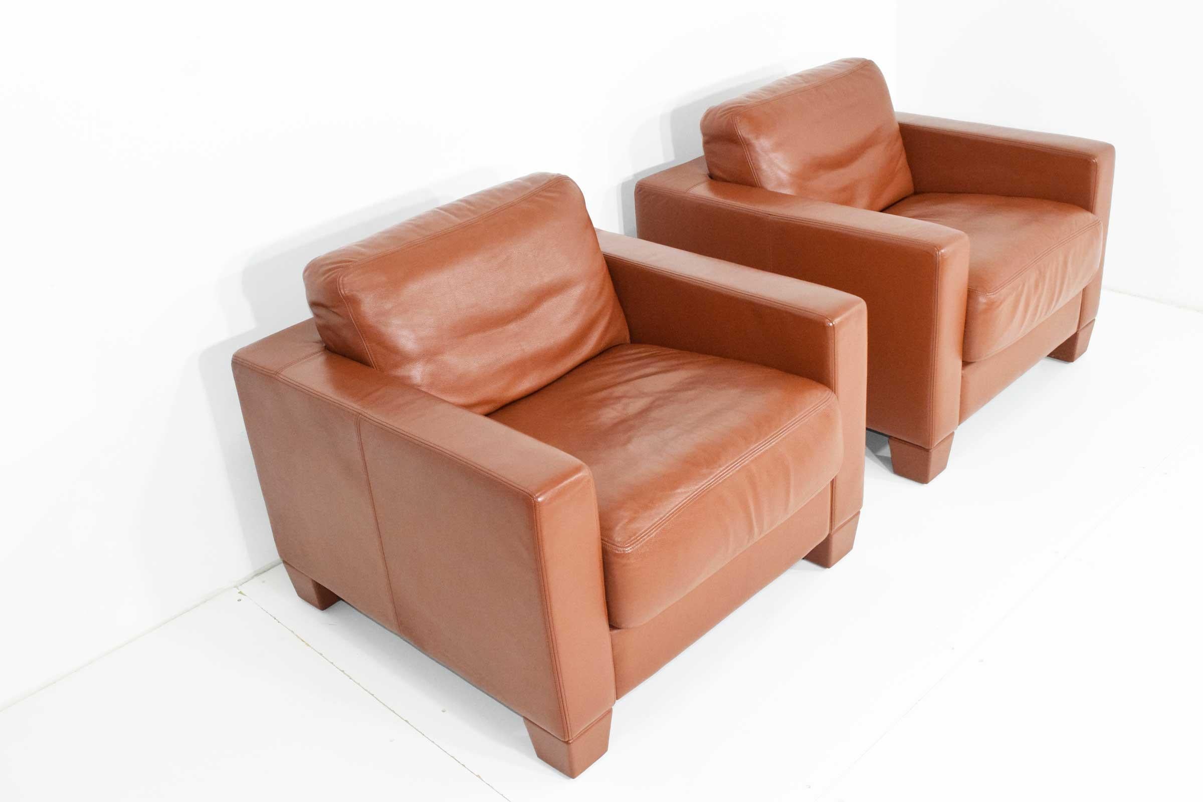 Modern De Sede Leather Lounge Chairs