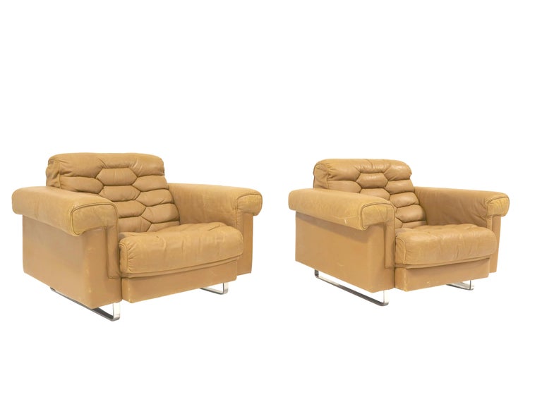 De Sede Leather Lounge Chairs For Sale At 1stdibs