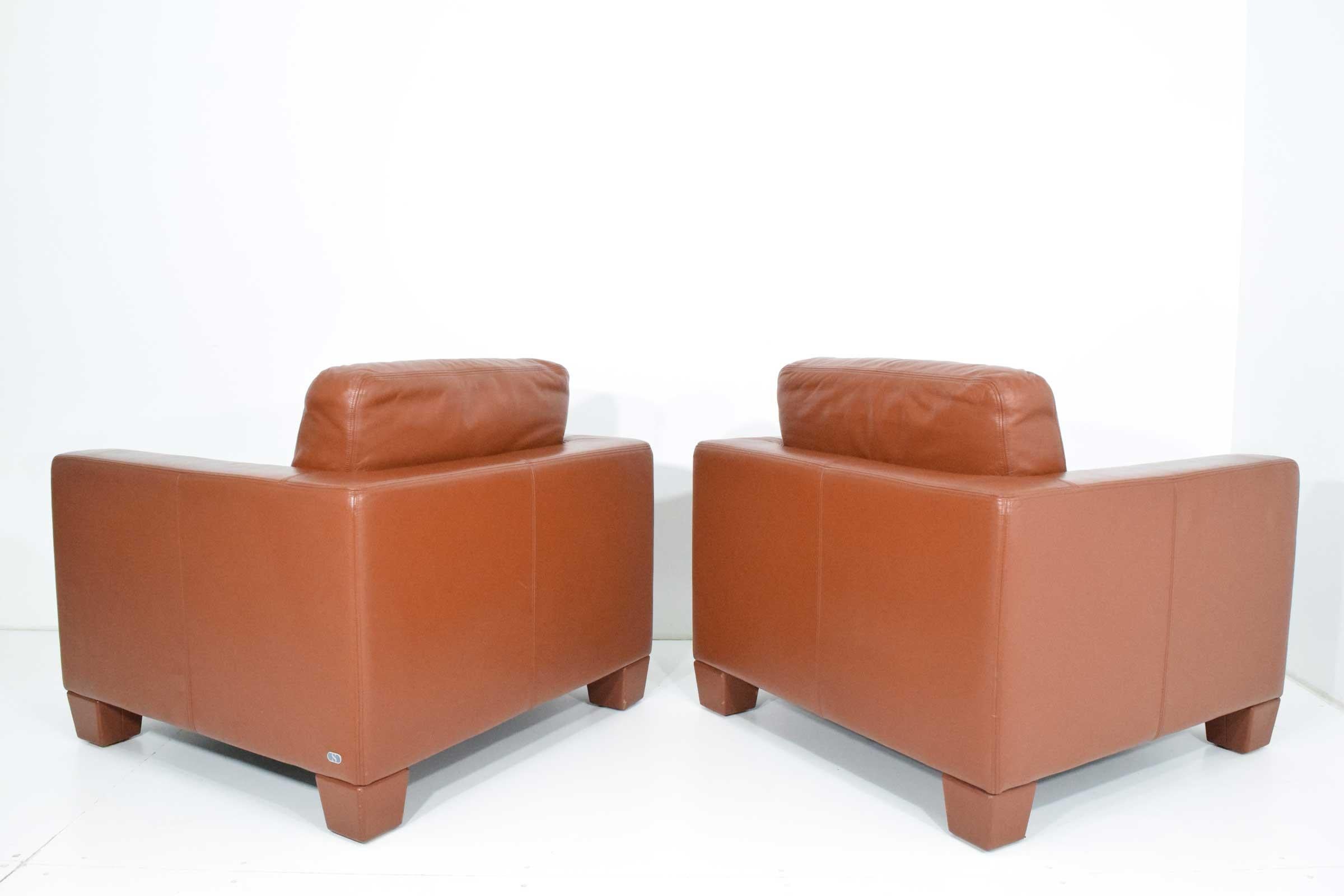 De Sede Leather Lounge Chairs In Good Condition In Dallas, TX