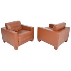 De Sede Leather Lounge Chairs