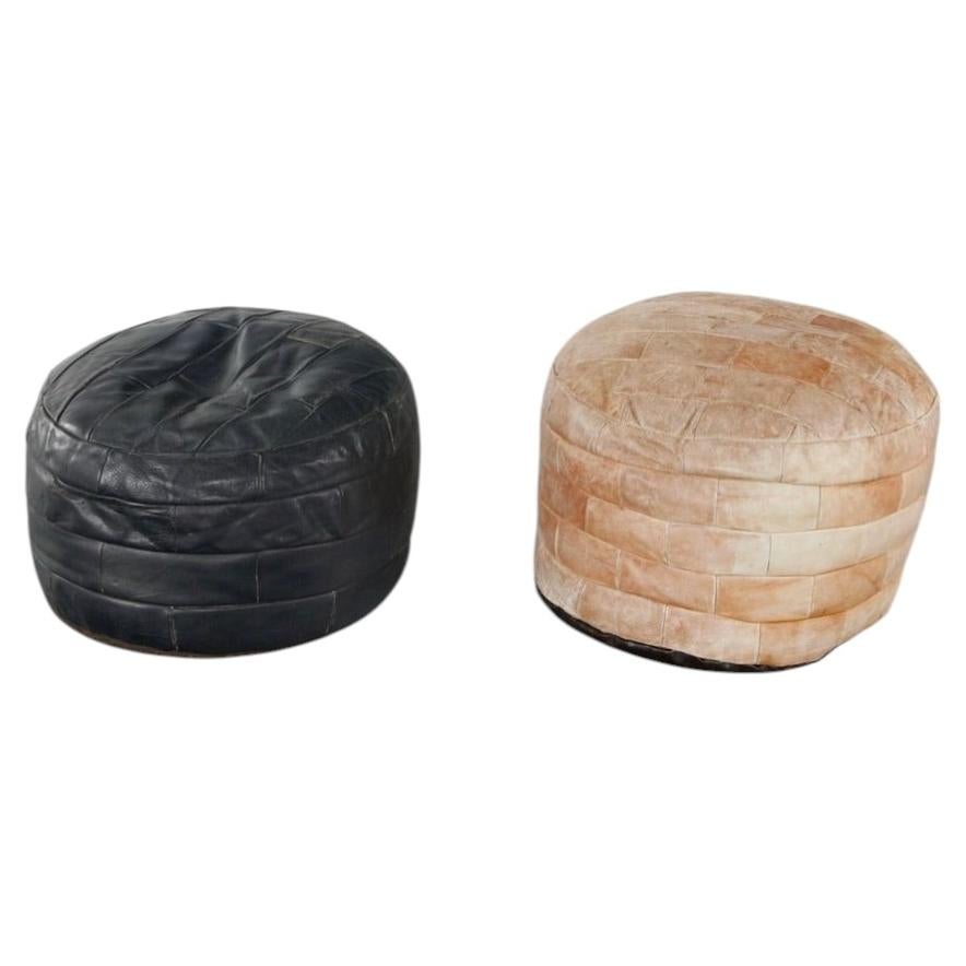 De Sede Leather Ottoman, c. 1960's For Sale