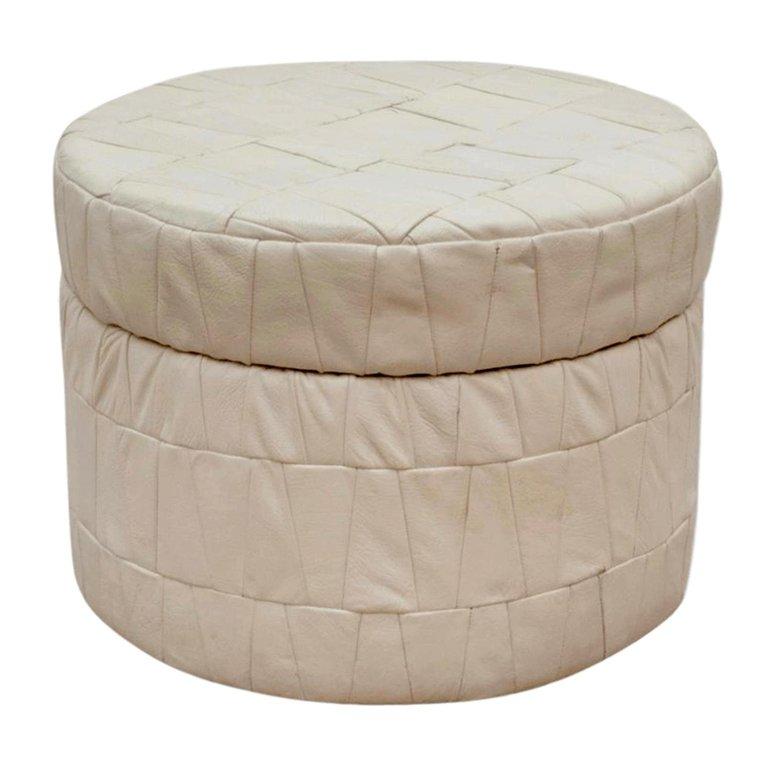 De Sede Leather Patchwork Ottomans 2