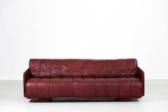 De Sede Leder-Sofabett, 1970er Jahre Schweizer Design DS85 DS600