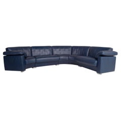 De Sede Leder Sofa Blau Eck Sofa Runde Eck Couch