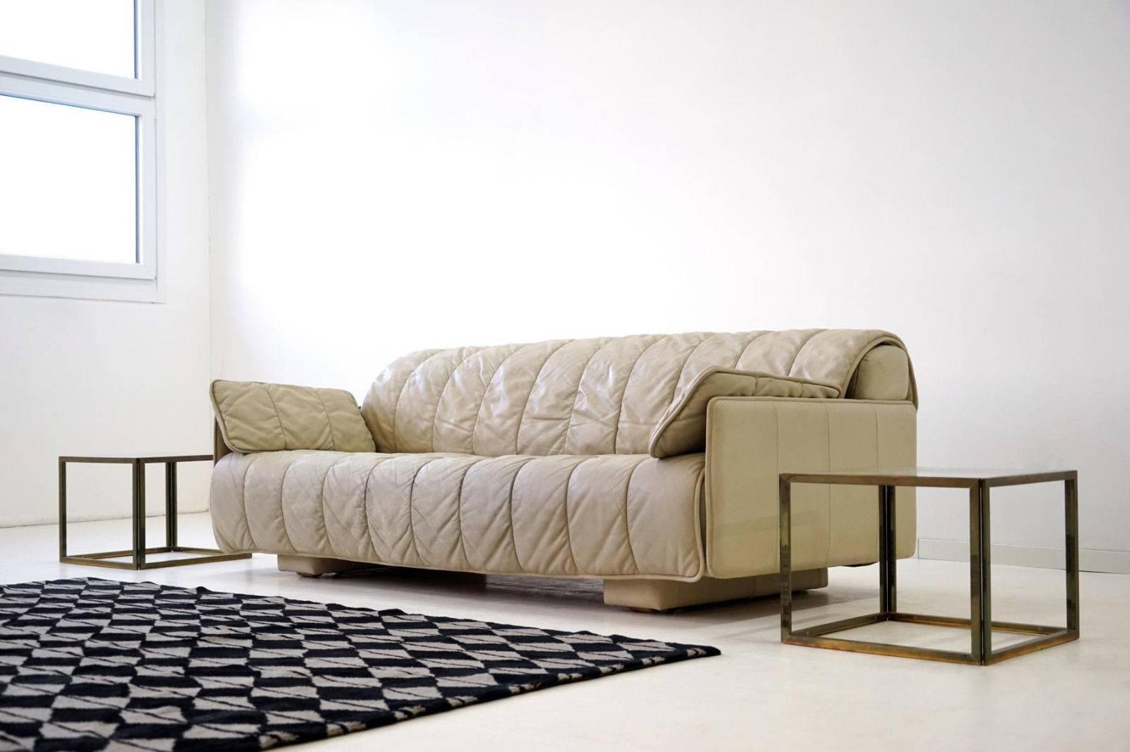 De Sede Leather Sofa Daybed Canapé Chaise Longue 4