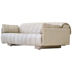 De Sede Leather Sofa Daybed Canapé Chaise Longue