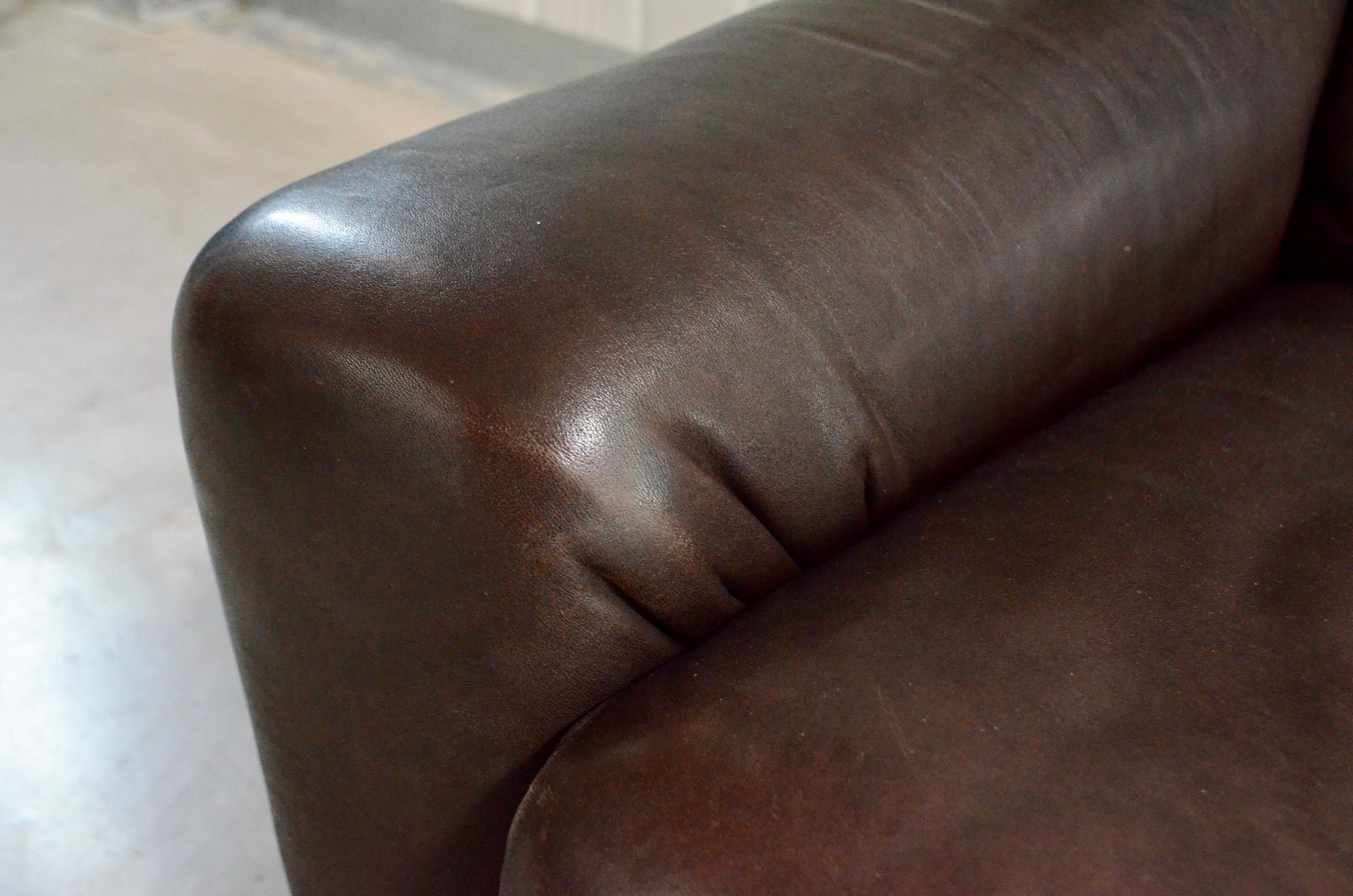 De Sede Leather Sofa Ds 43 Brown 7